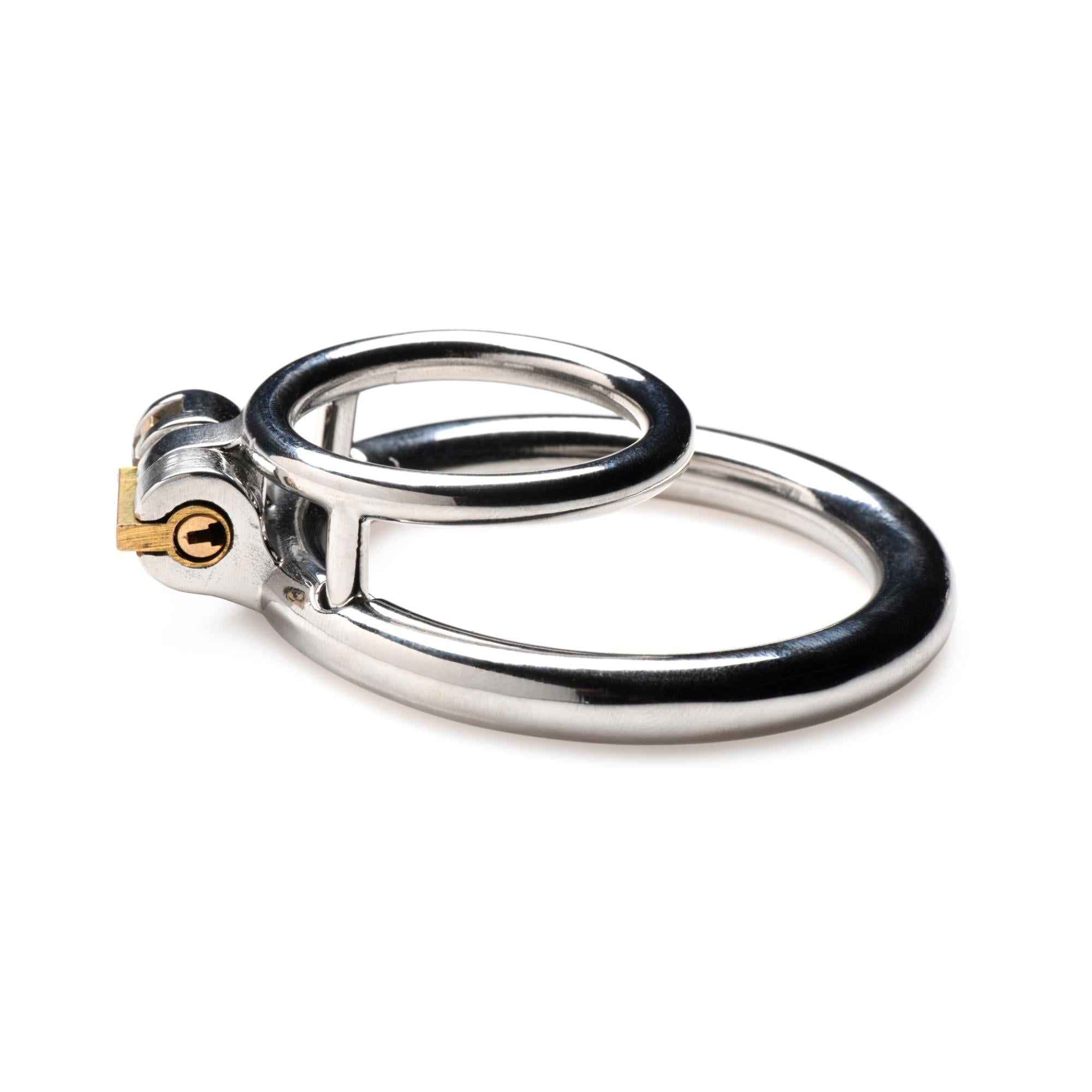 Master Series Locked Cock Stainless Steel Locking Cock & Ball Ring