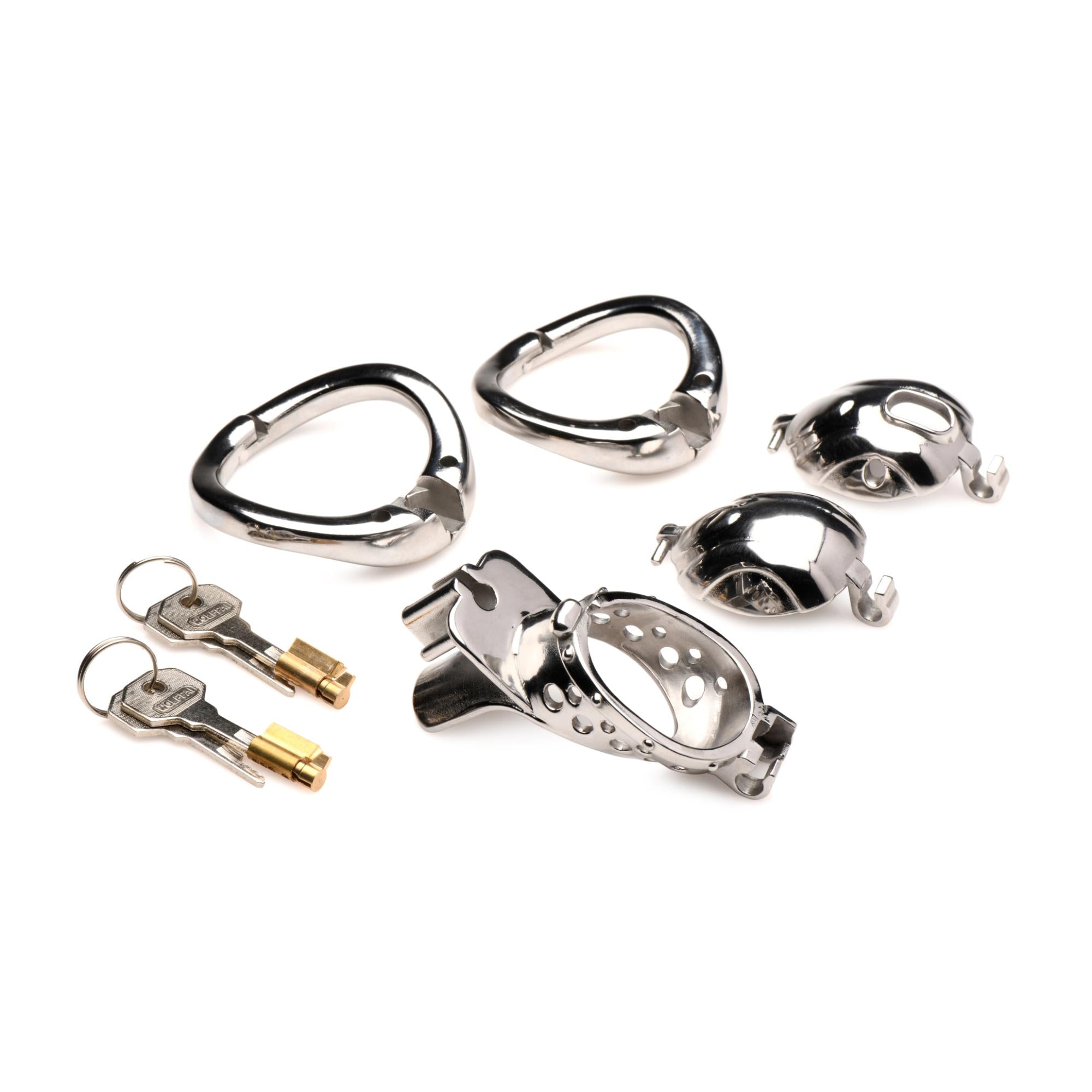 Master Series Entrapment Deluxe Locking Chastity Cage