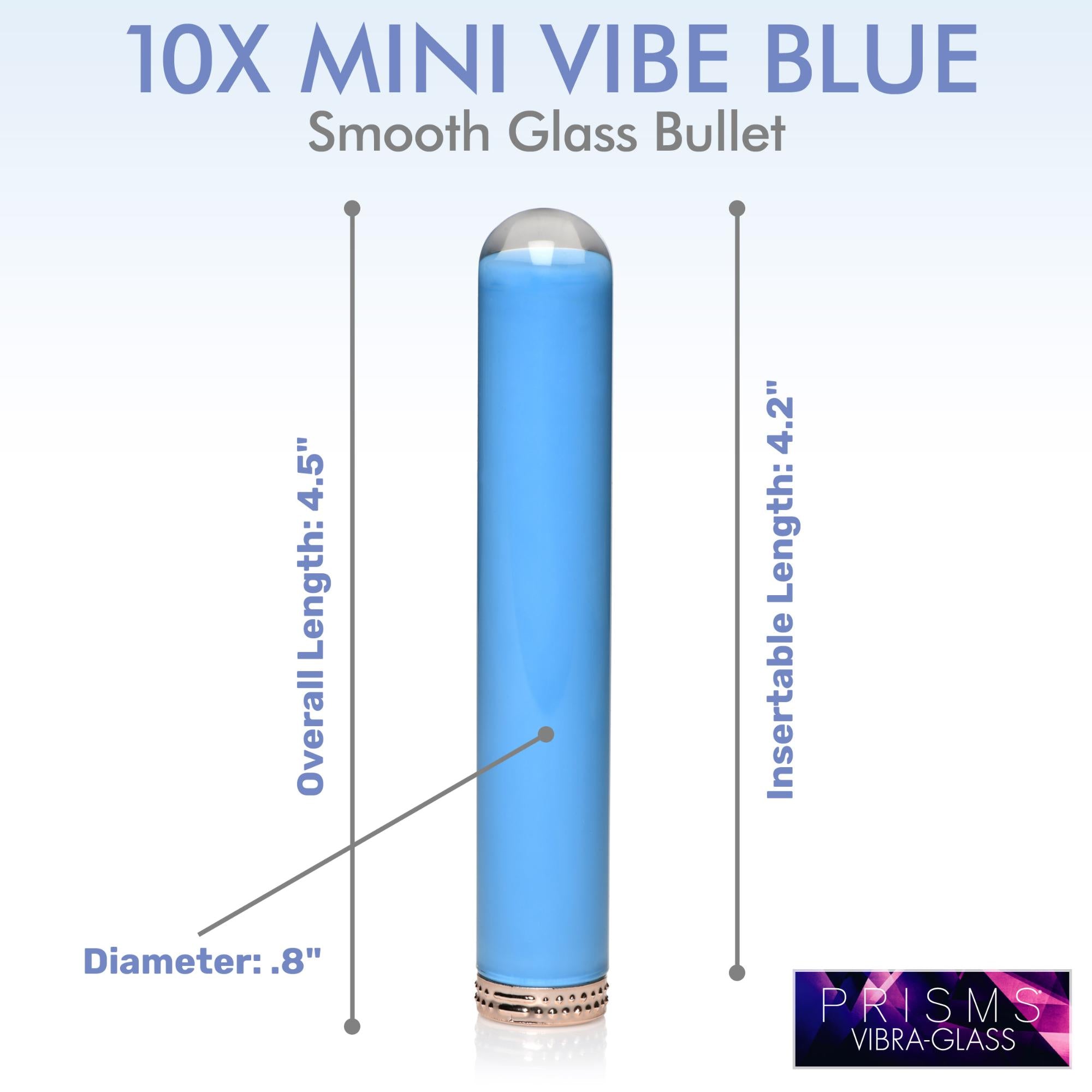 Prisms Erotic Glass 10X Mini Vibe