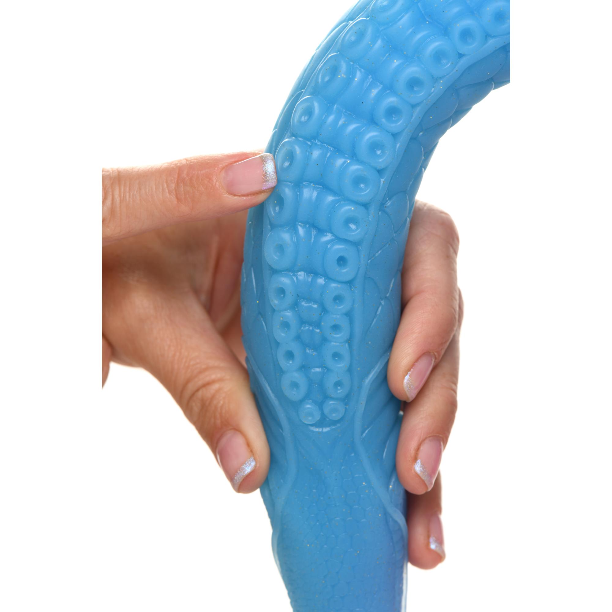 Creature Cocks Makara Glow in The Dark Silicone Snake Dildo