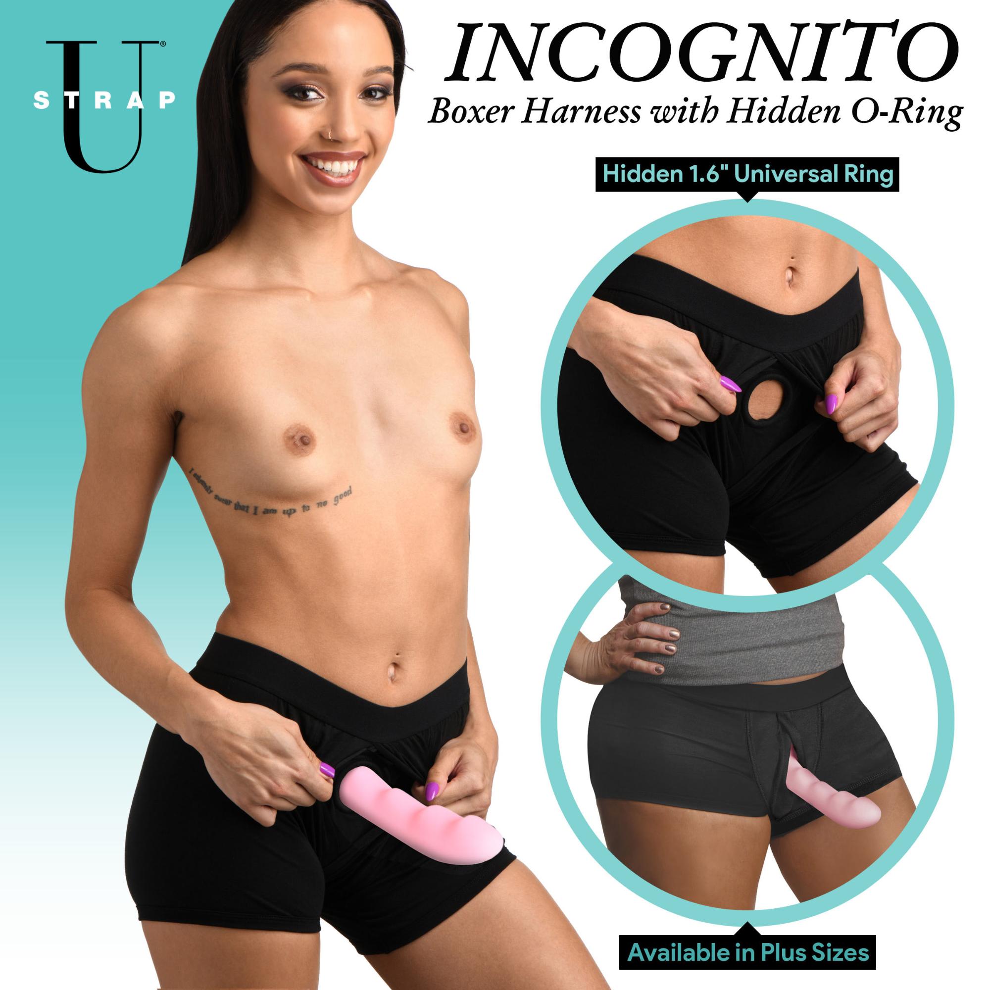 Strap U Incognito Boxer Harness w/ Hidden O-Ring