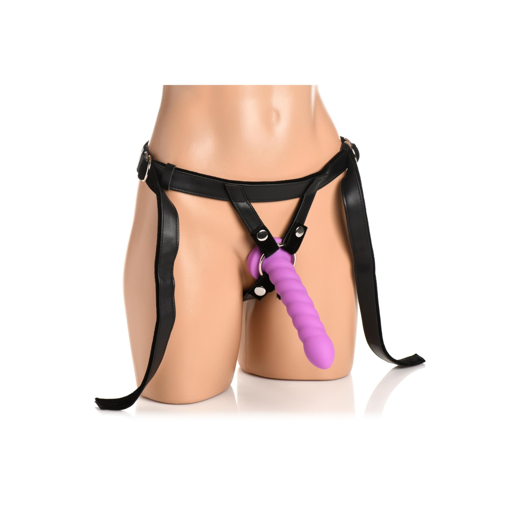 Bedroom Bliss Velvet Kiss Strap-On Harness