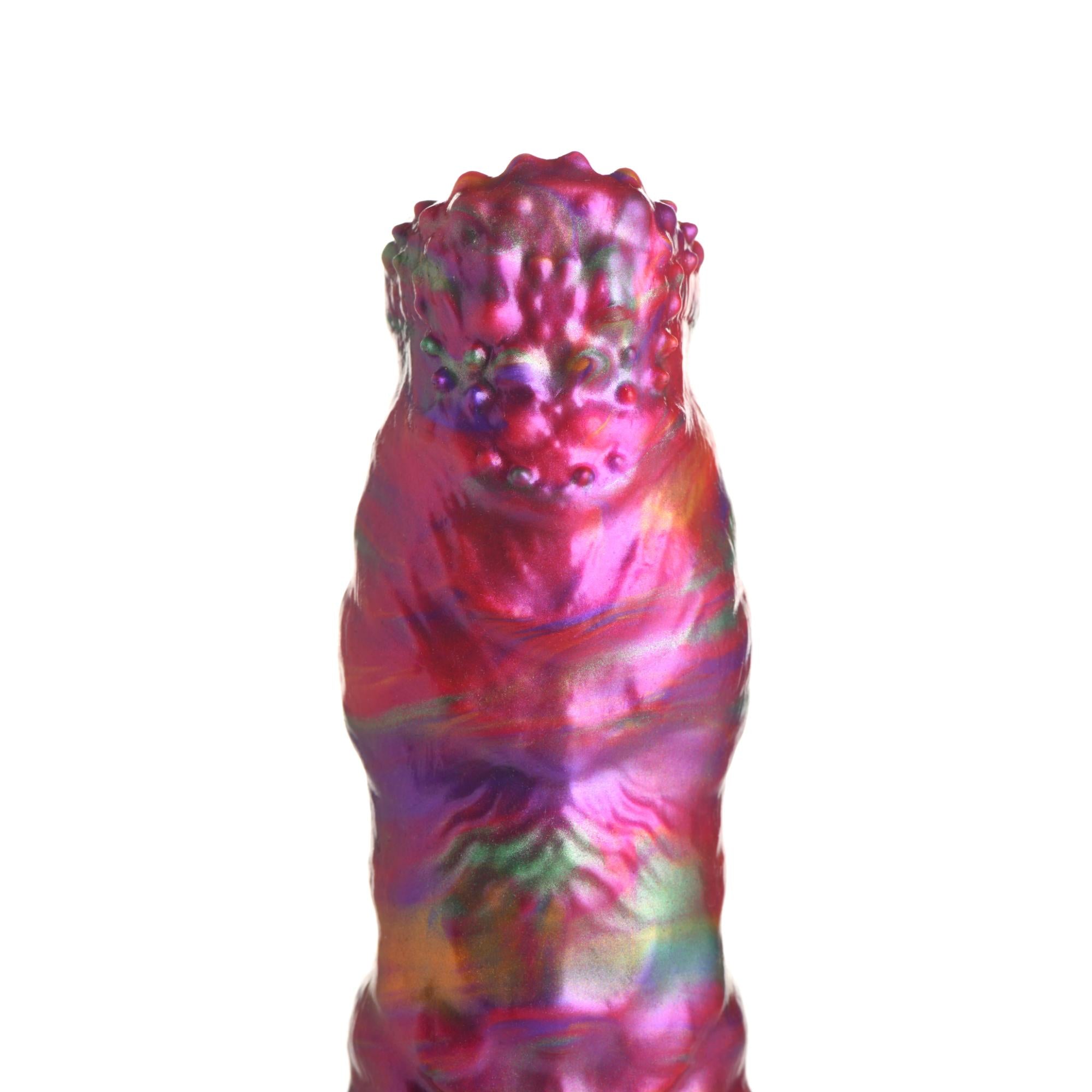 Creature Cocks Larva Silicone Ovipositor Dildo with Eggs