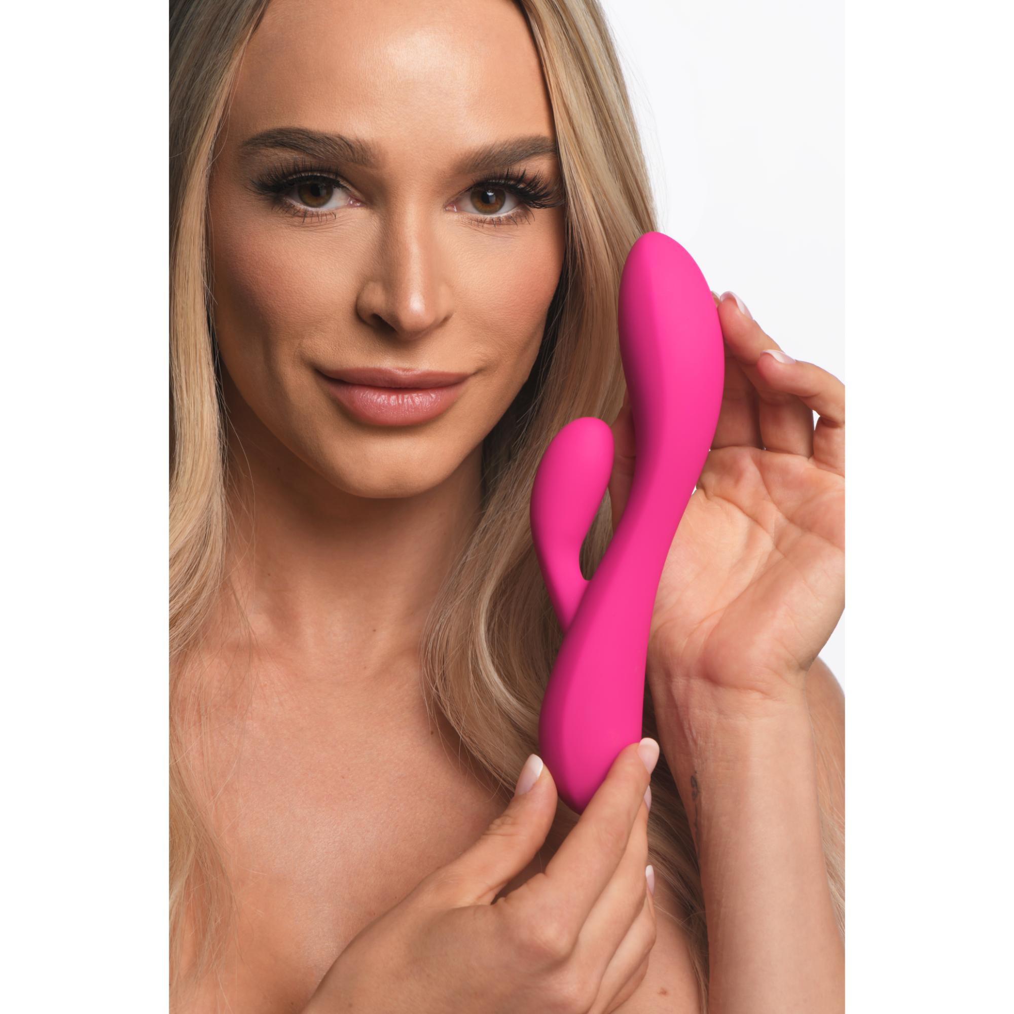 Bang! 10X Flexible Rechargeable Silicone Rabbit Vibrator