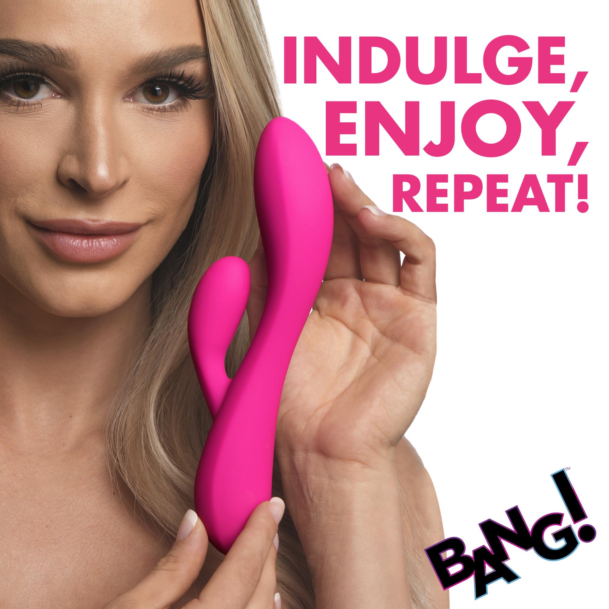 Bang! 10X Flexible Rechargeable Silicone Rabbit Vibrator