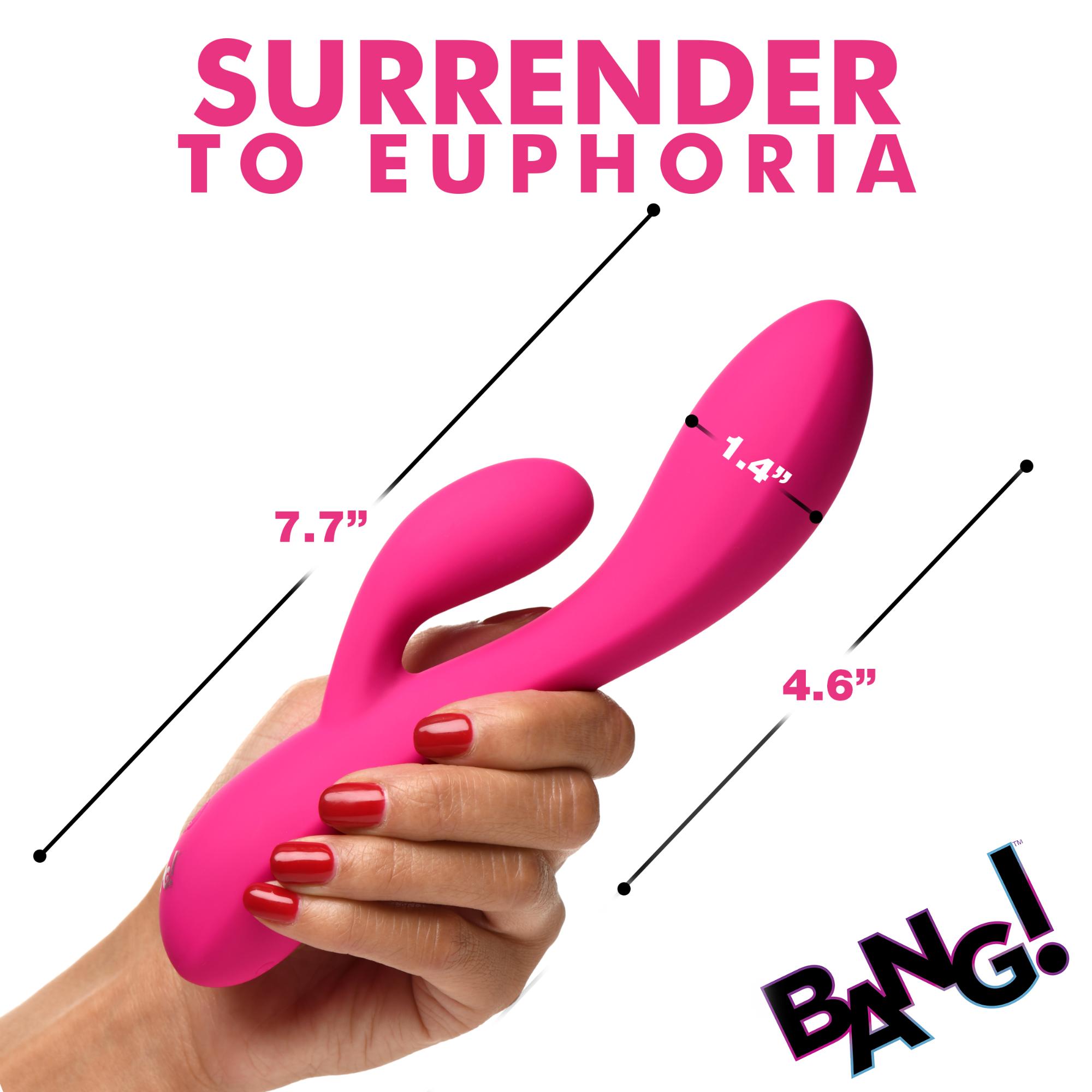 Bang! 10X Flexible Rechargeable Silicone Rabbit Vibrator