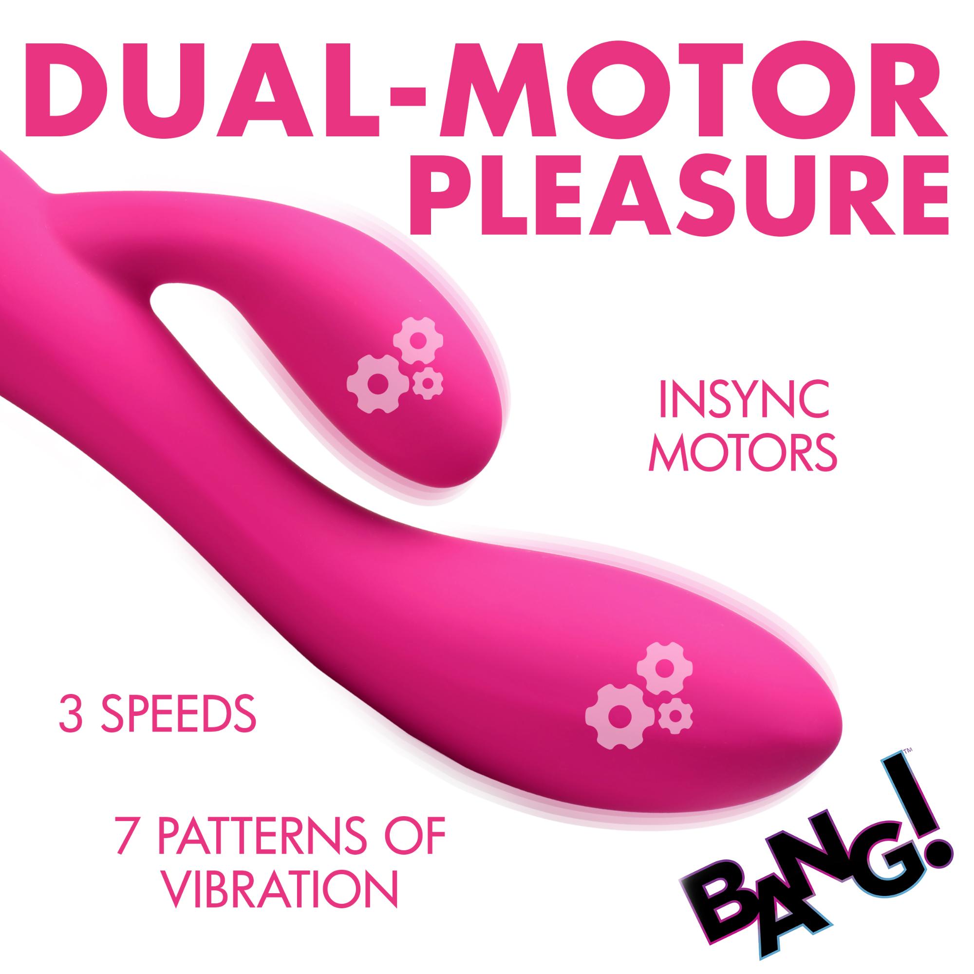 Bang! 10X Flexible Rechargeable Silicone Rabbit Vibrator