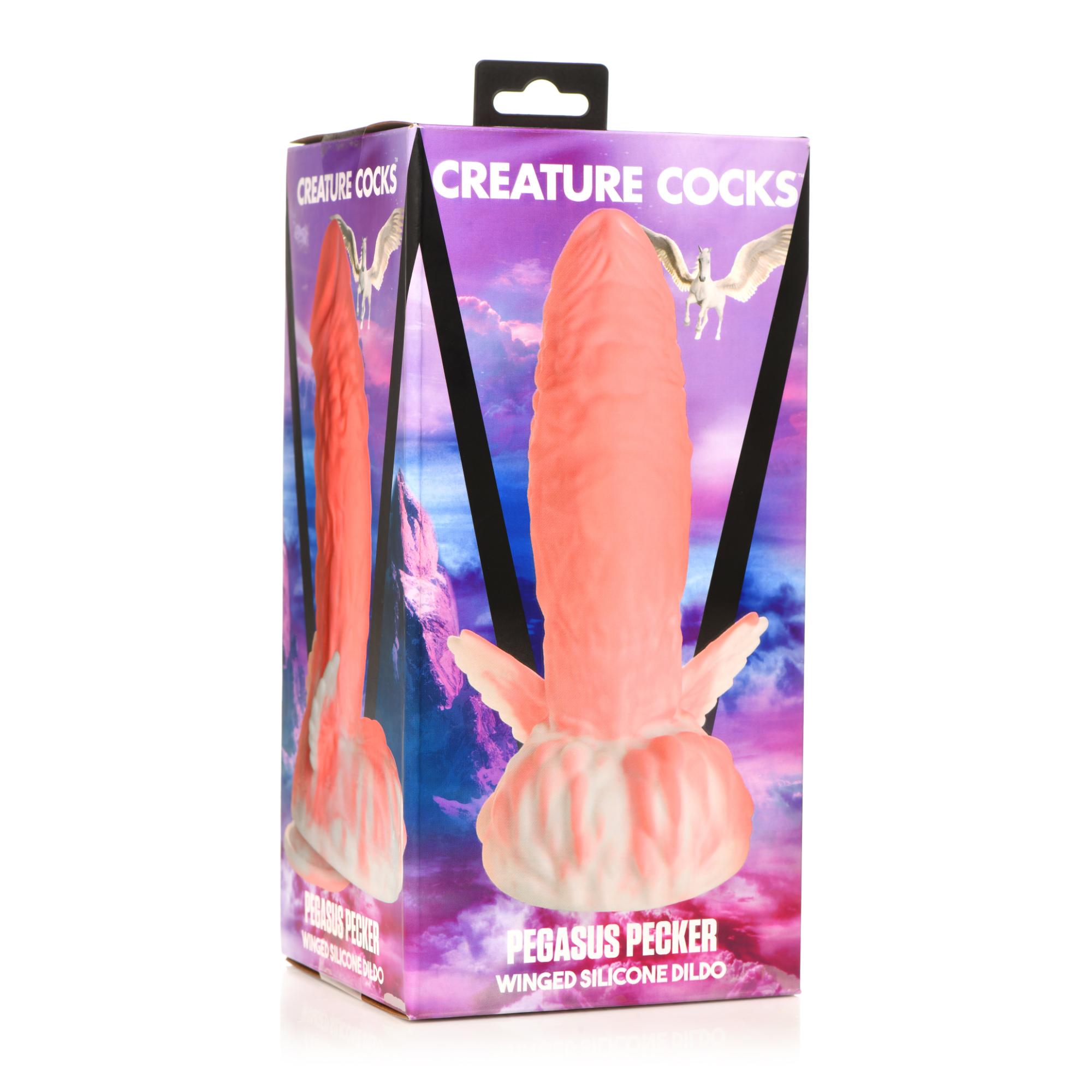 Creature Cocks Pegasus Pecker Winged Silicone Dildo