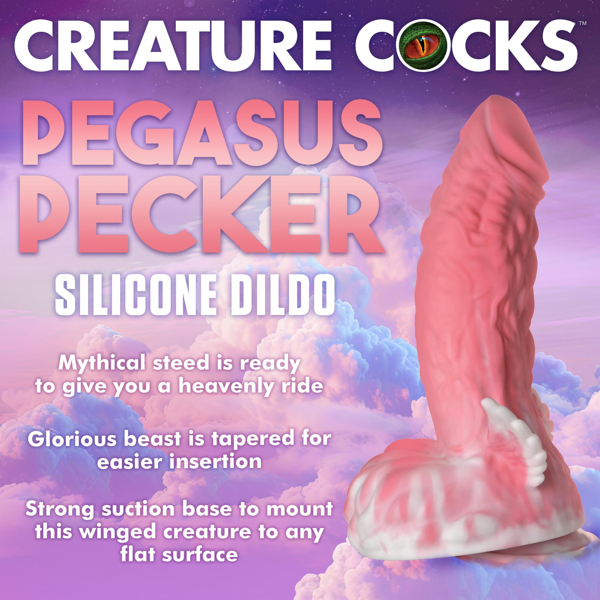 Creature Cocks Pegasus Pecker Winged Silicone Dildo