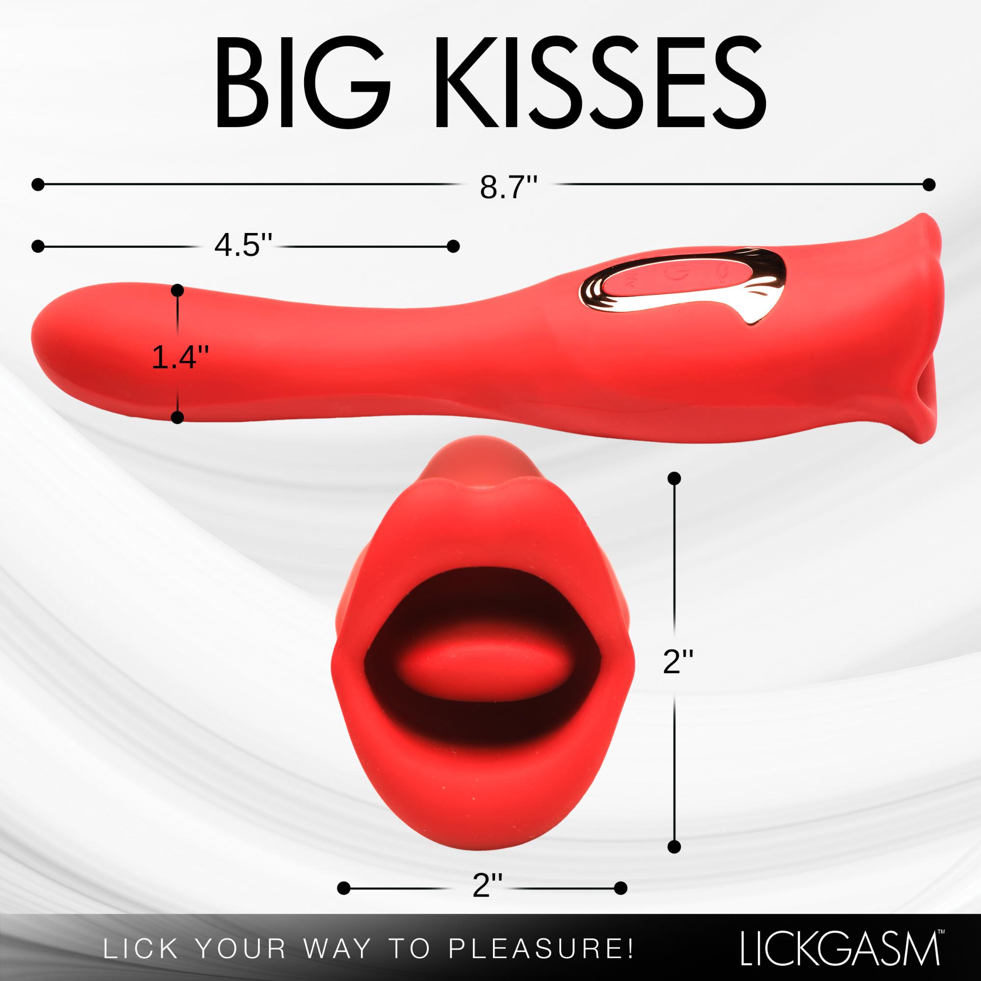 Lickgasm Lickgasm Kiss & Tell Pro Dual-Ended Kissing Vibrator