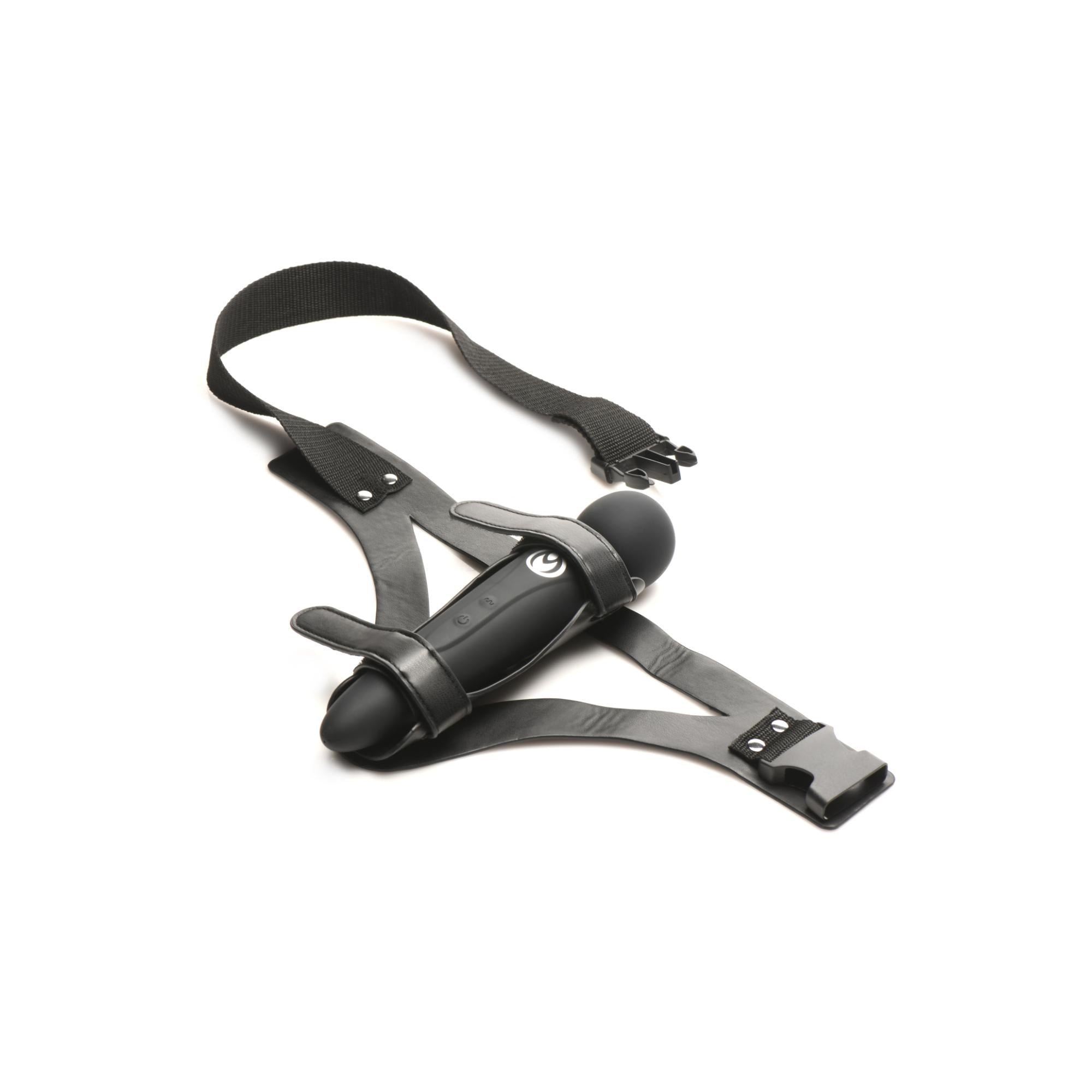 Master Series Thunder Strap Wand Thigh Harness - Black