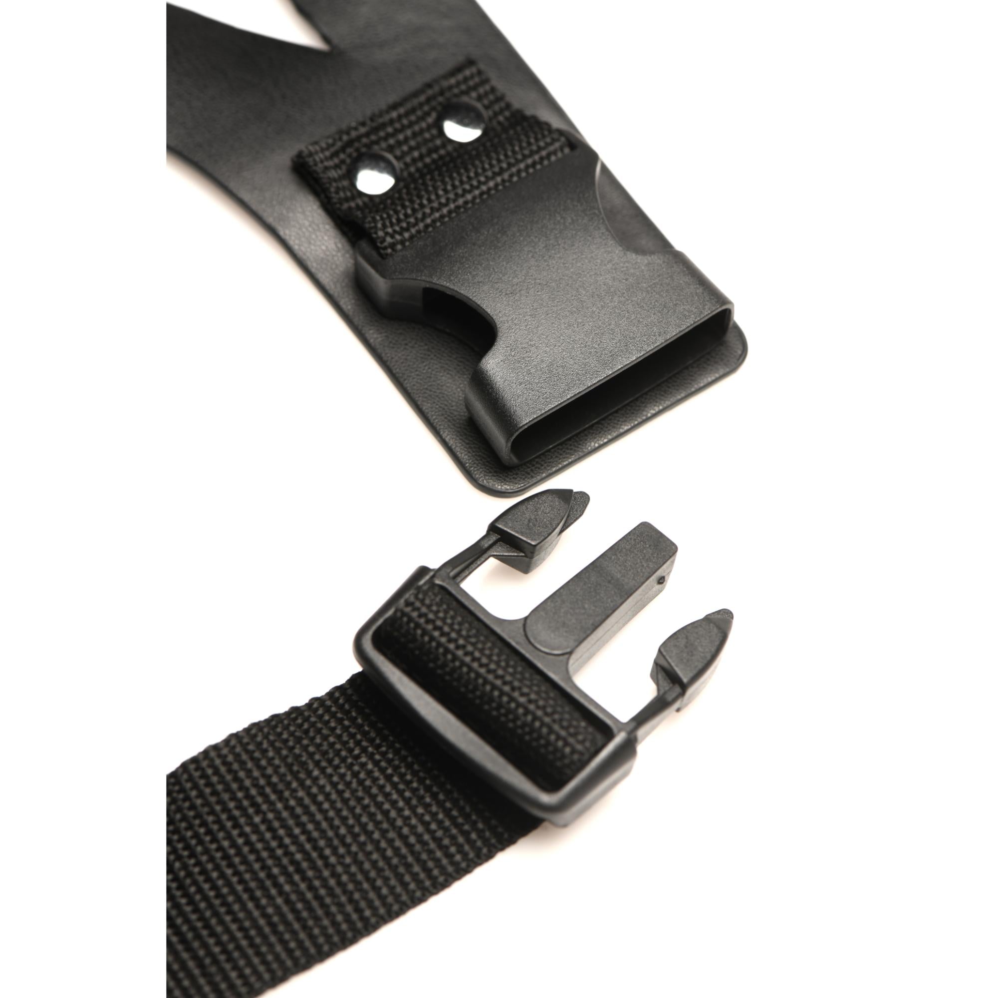 Master Series Thunder Strap Wand Thigh Harness - Black