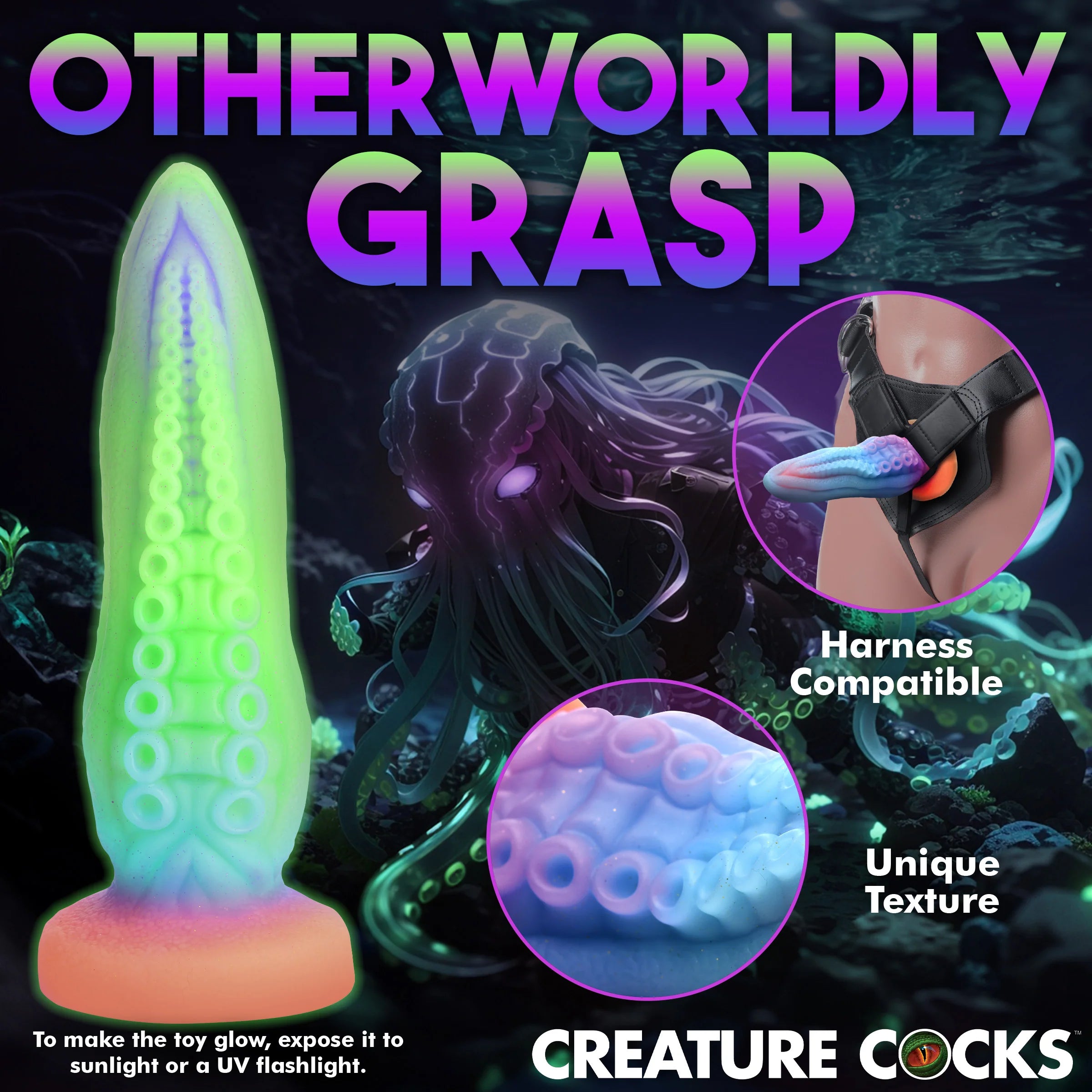 Creature Cocks Tenta-Cock Glow in the Dark