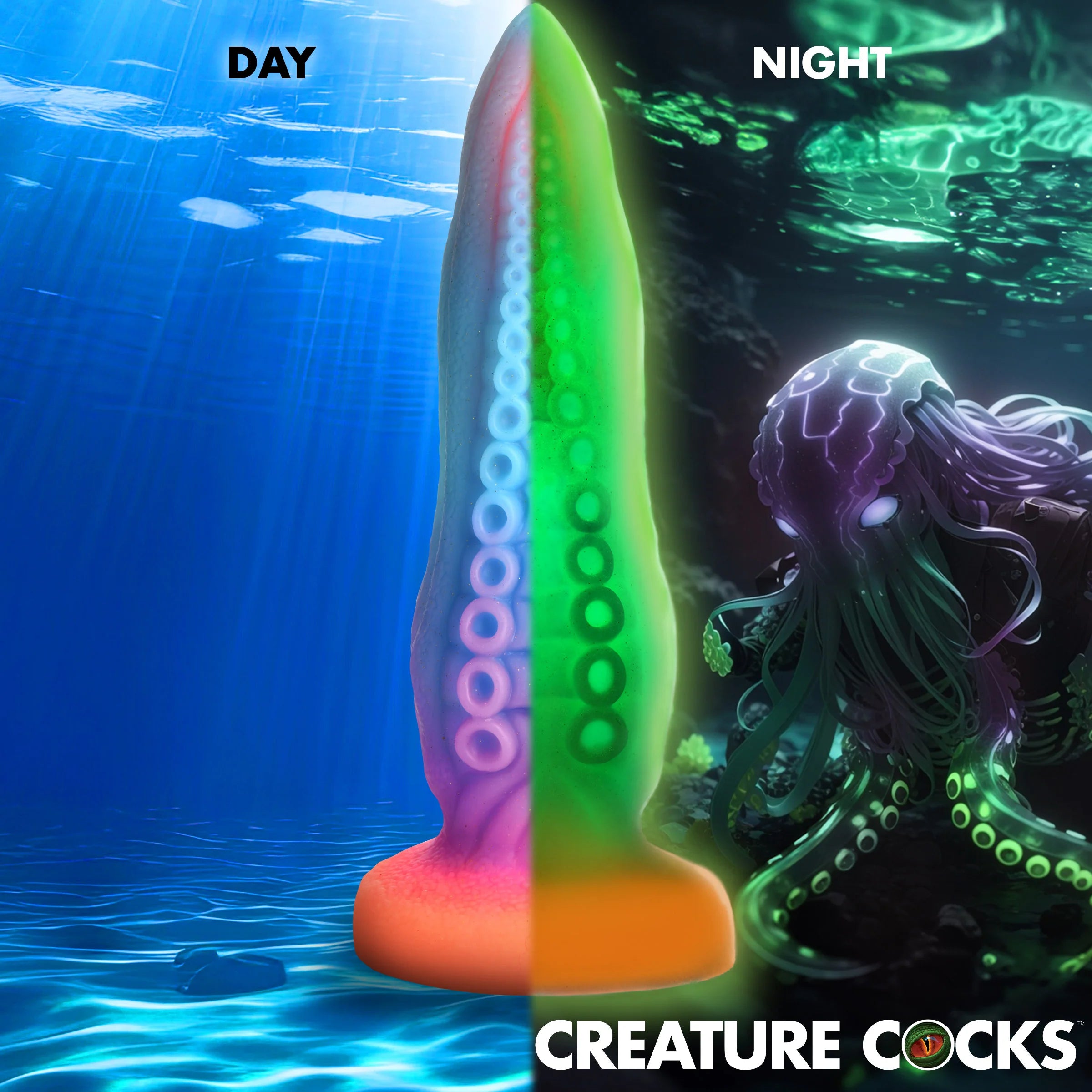 Creature Cocks Tenta-Cock Glow in the Dark