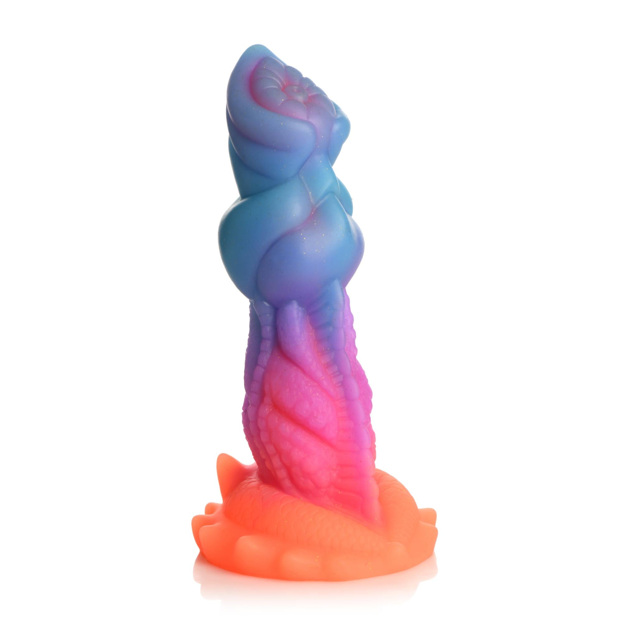 Creature Cocks Aqua-Cock Glow in the Dark Silicone Dildo