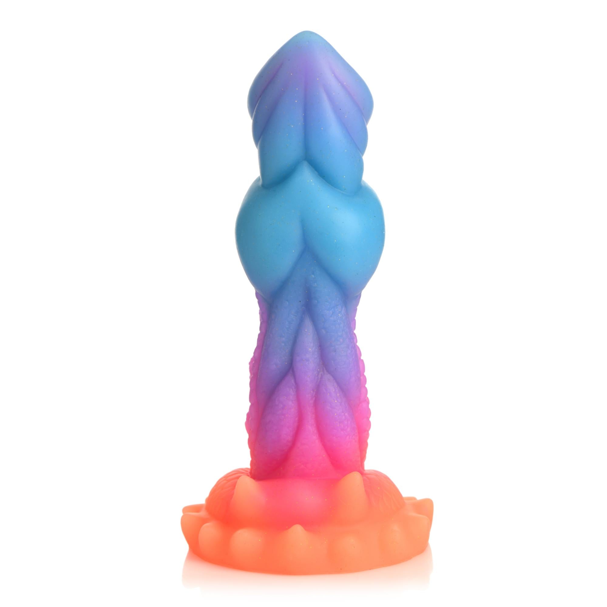 Creature Cocks Aqua-Cock Glow in the Dark Silicone Dildo