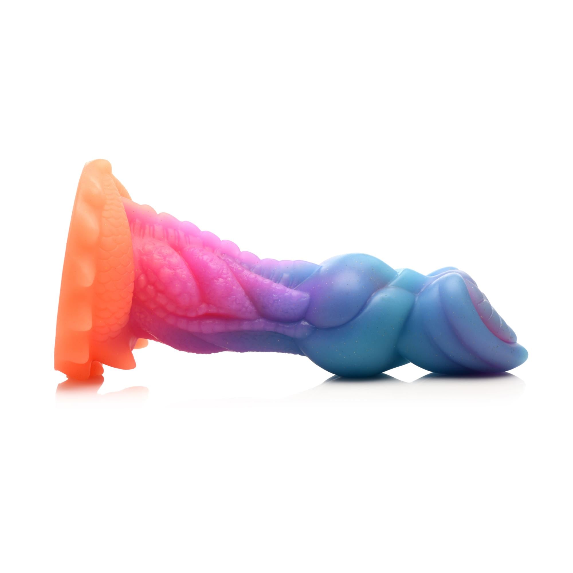 Creature Cocks Aqua-Cock Glow in the Dark Silicone Dildo