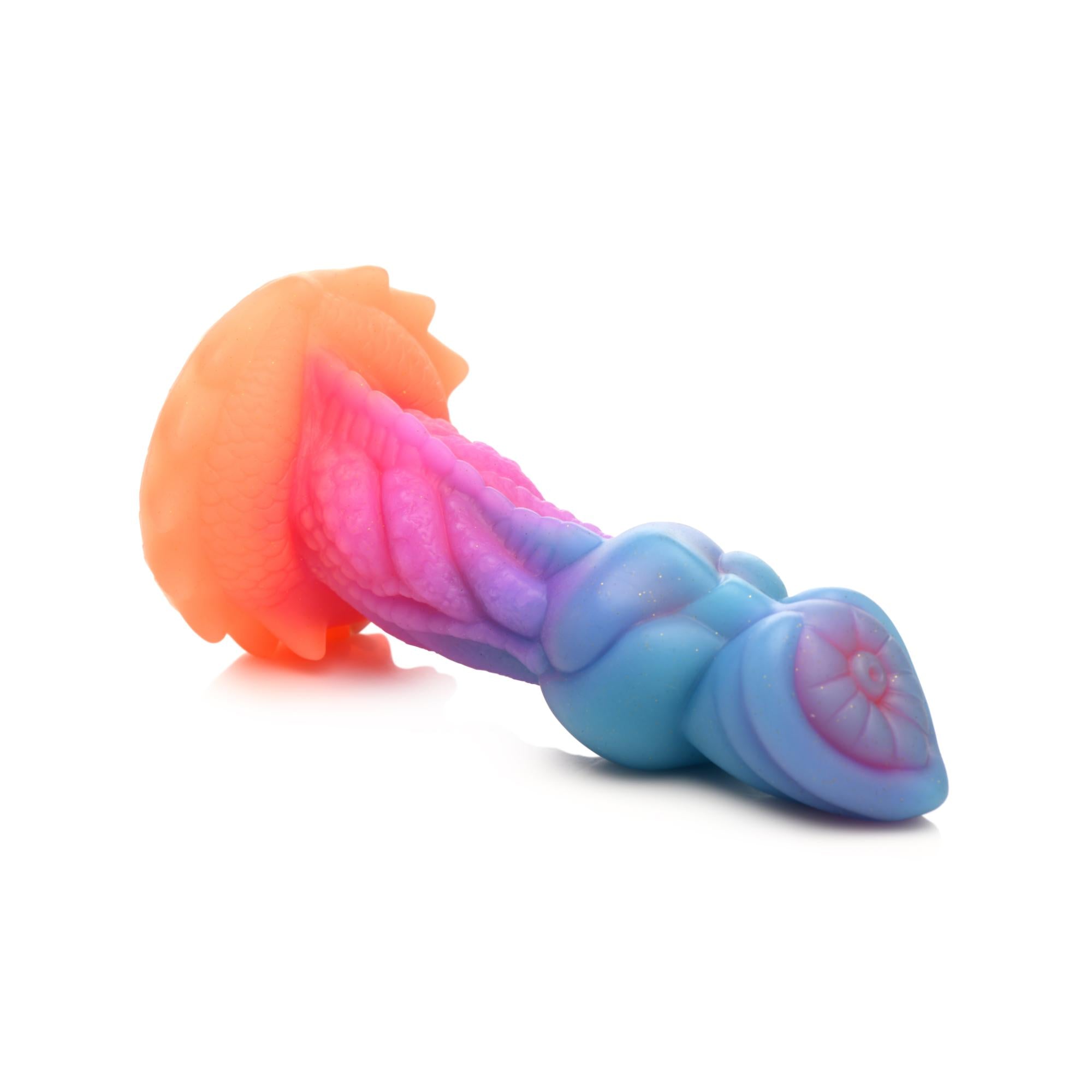 Creature Cocks Aqua-Cock Glow in the Dark Silicone Dildo