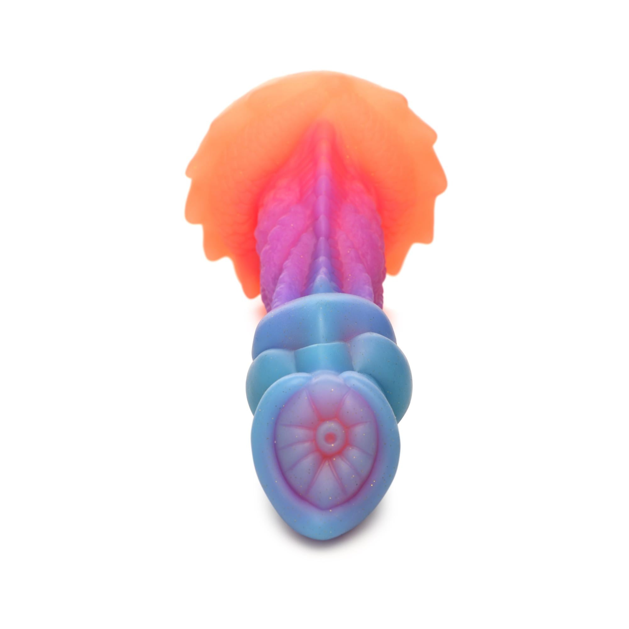 Creature Cocks Aqua-Cock Glow in the Dark Silicone Dildo