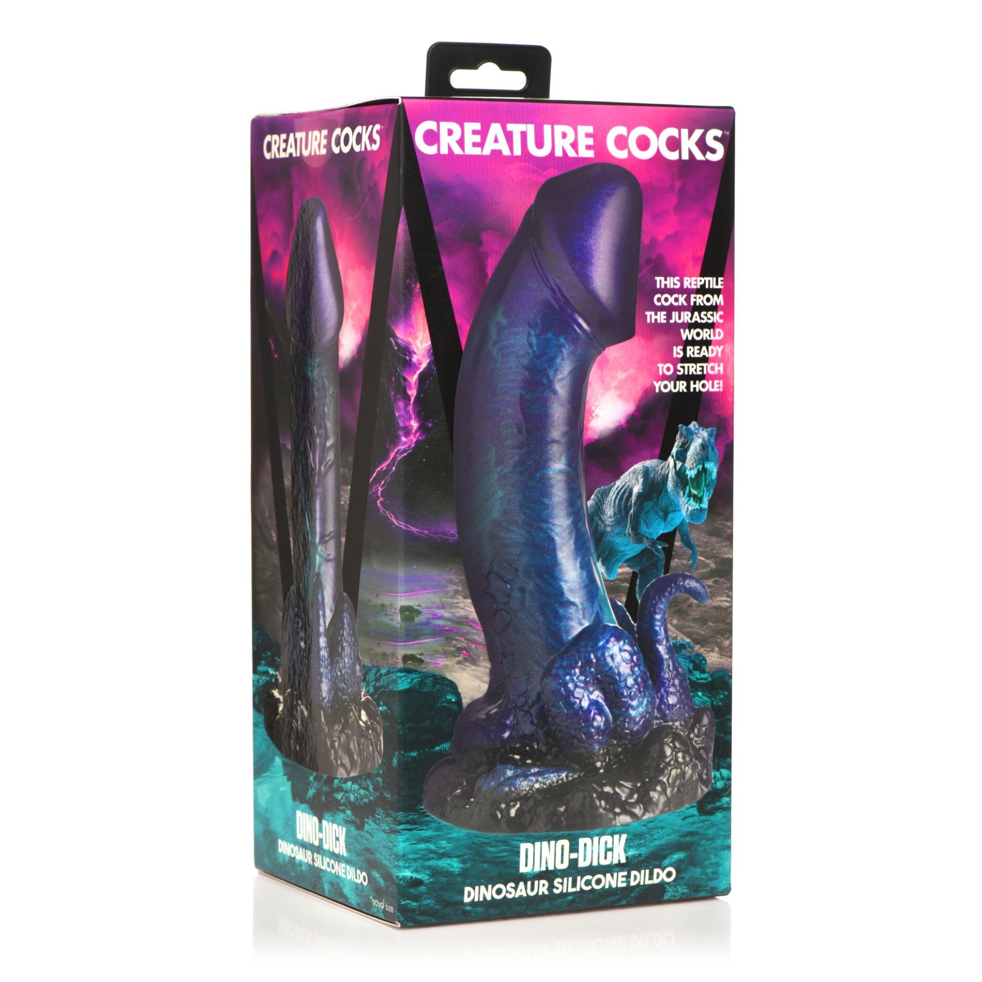 Creature Cocks Dino Dick Dinosaur Silicone Dildo - Large