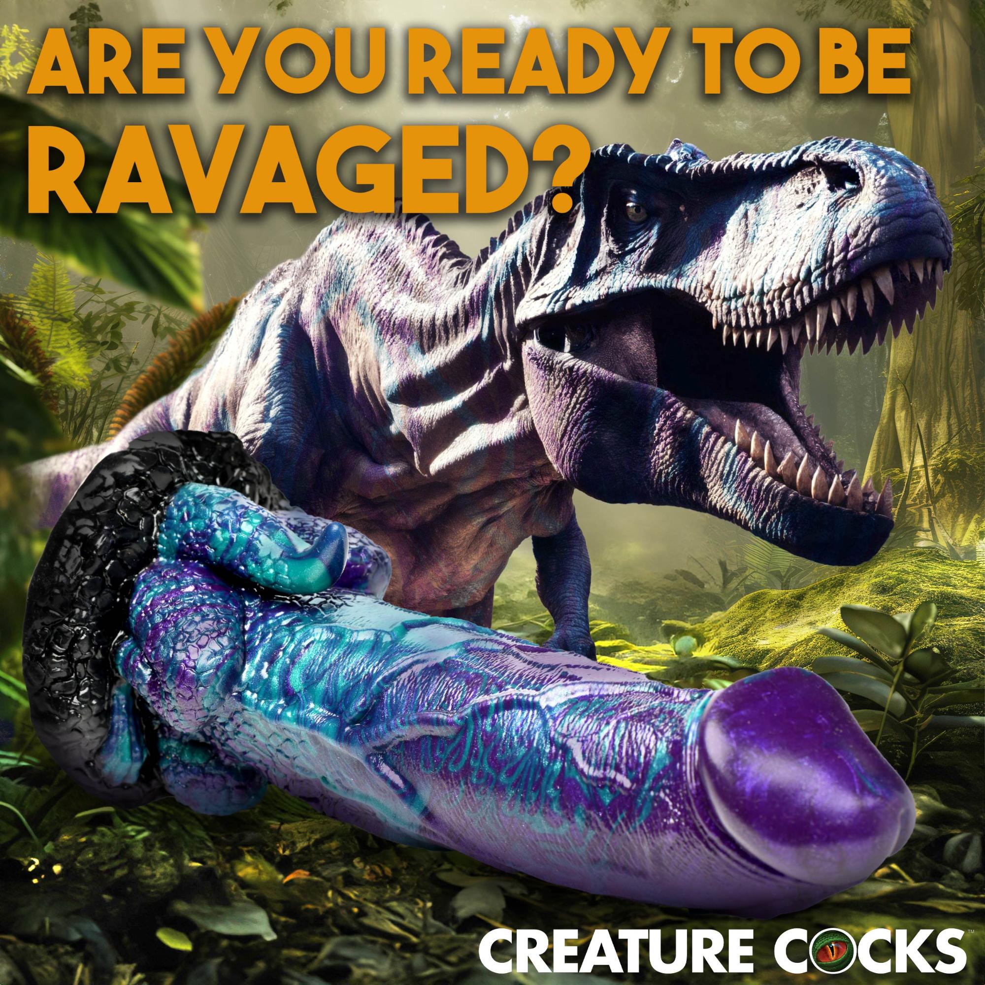 Creature Cocks Dino Dick Dinosaur Silicone Dildo - XLarge