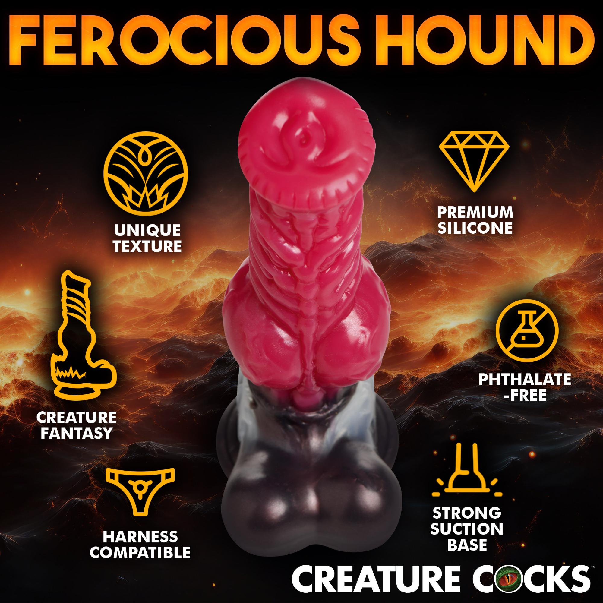 Creature Cocks Cujo Canine Silicone Dildo - Large