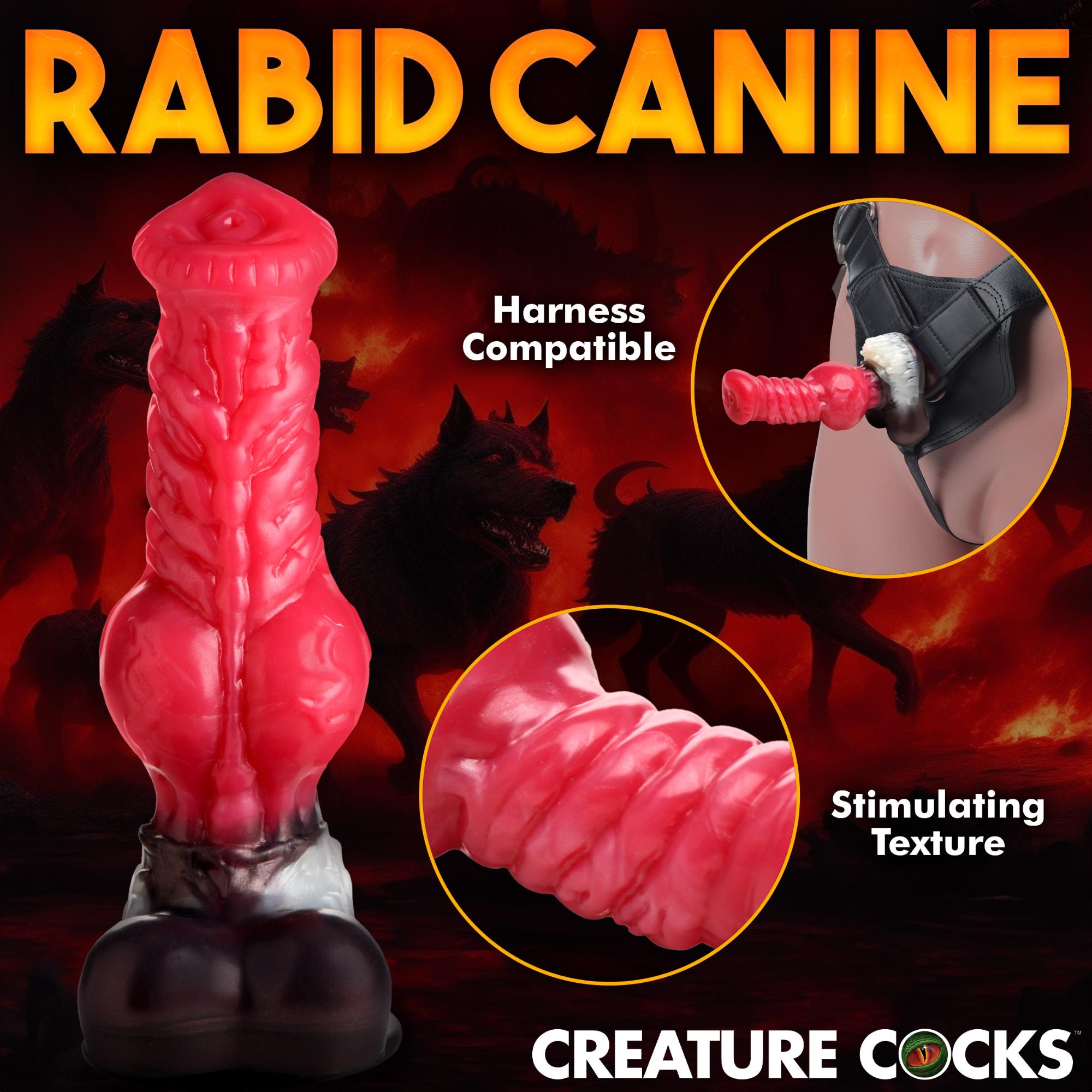 Creature Cocks Cujo Canine Silicone Dildo - Large