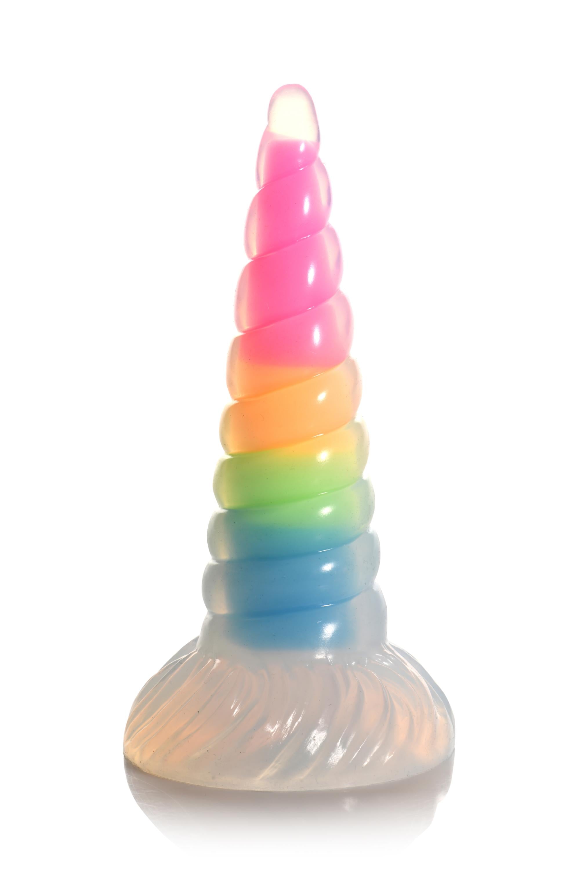 Creature Cocks Uni-Glow Glow-in-the-Dark Silicone Dildo