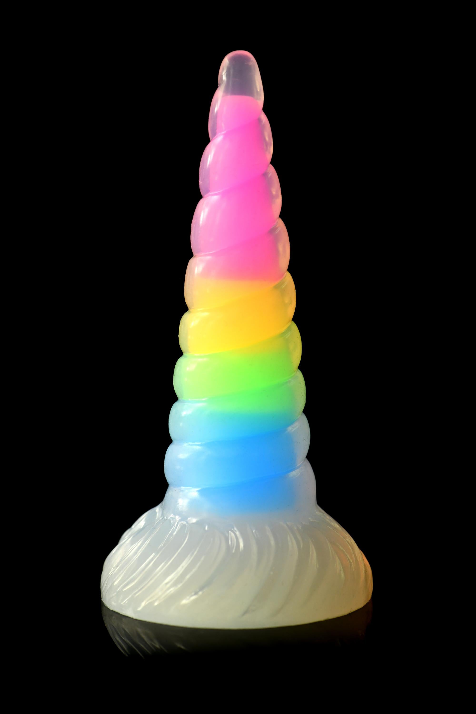 Creature Cocks Uni-Glow Glow-in-the-Dark Silicone Dildo