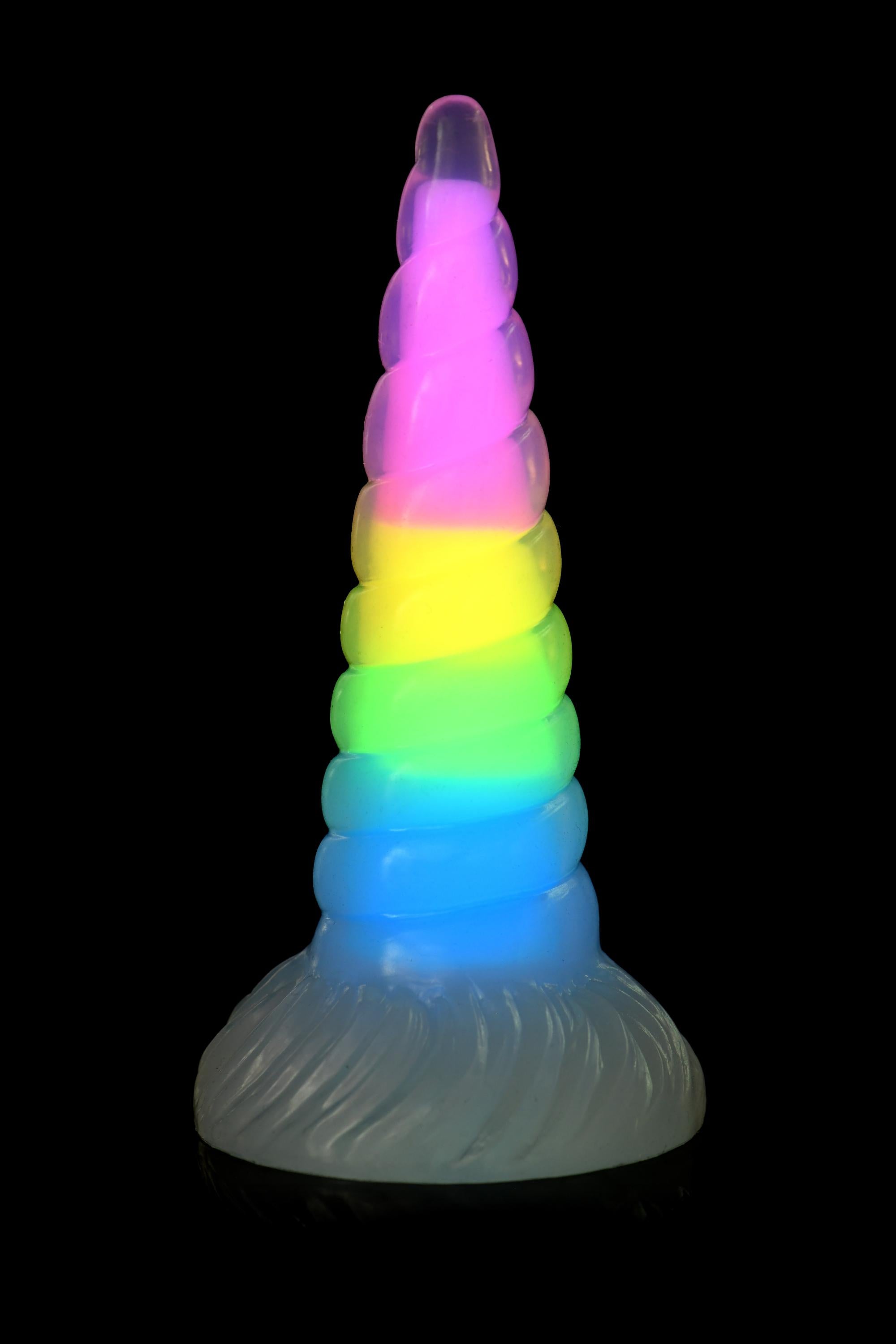 Creature Cocks Uni-Glow Glow-in-the-Dark Silicone Dildo