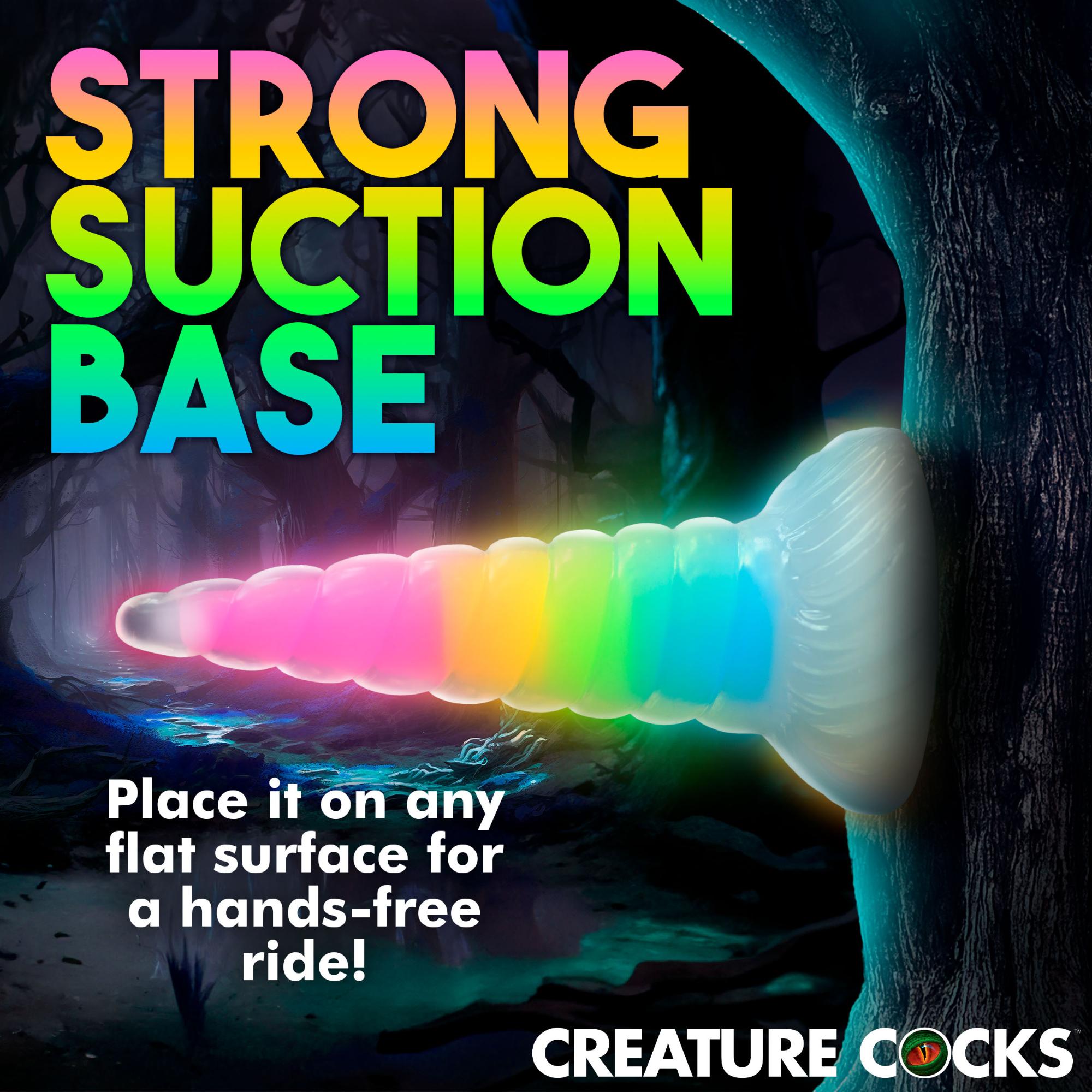 Creature Cocks Uni-Glow Glow-in-the-Dark Silicone Dildo