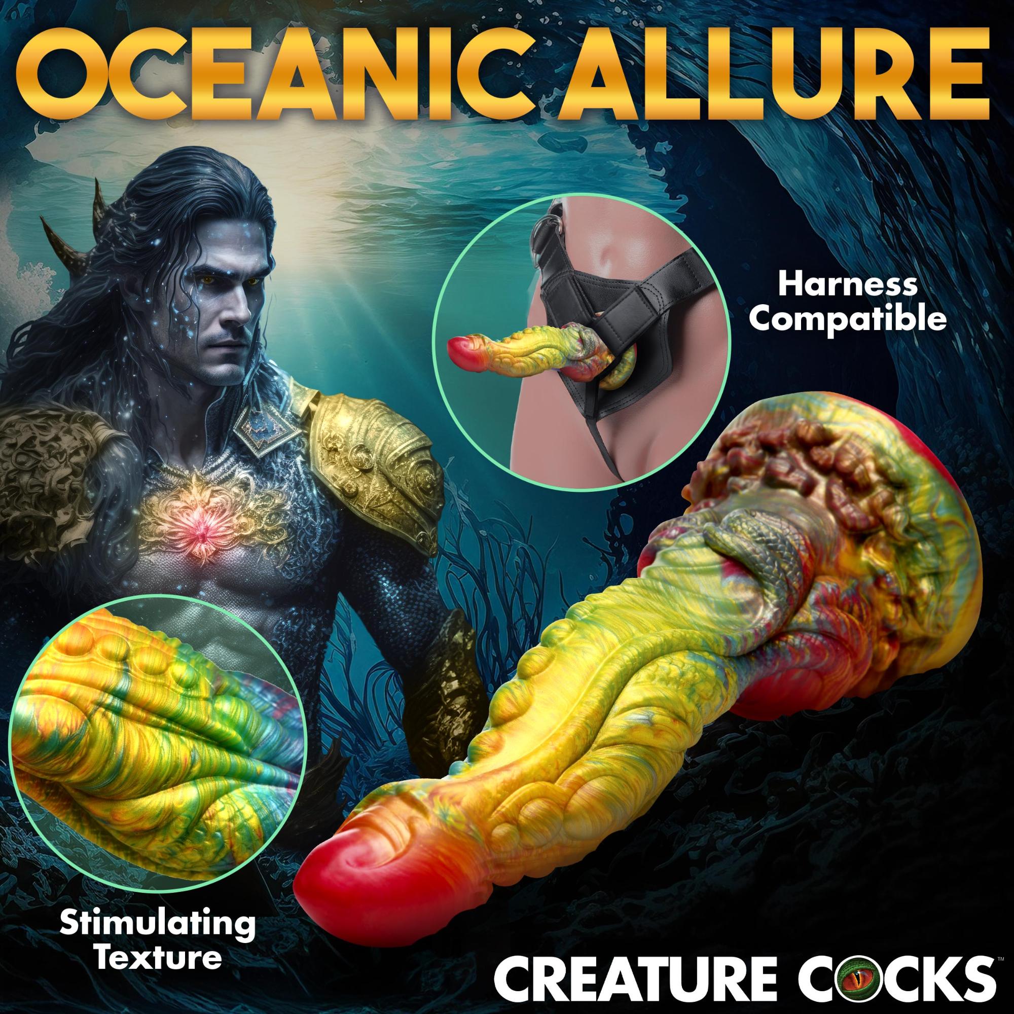 Creature Cocks Majestic Merman Silicone Dildo