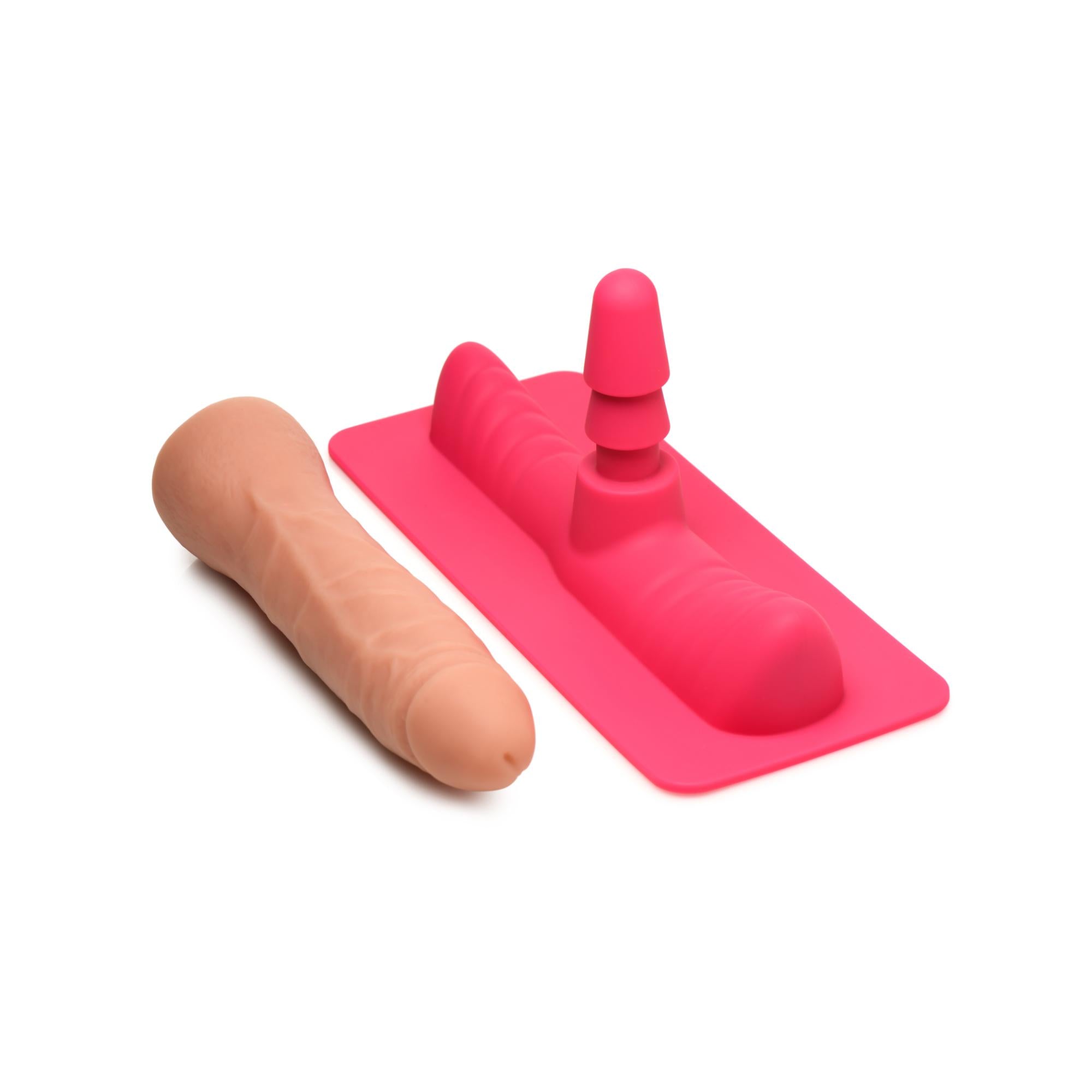 LoveBotz Saddle Adapter with Silicone Dildo