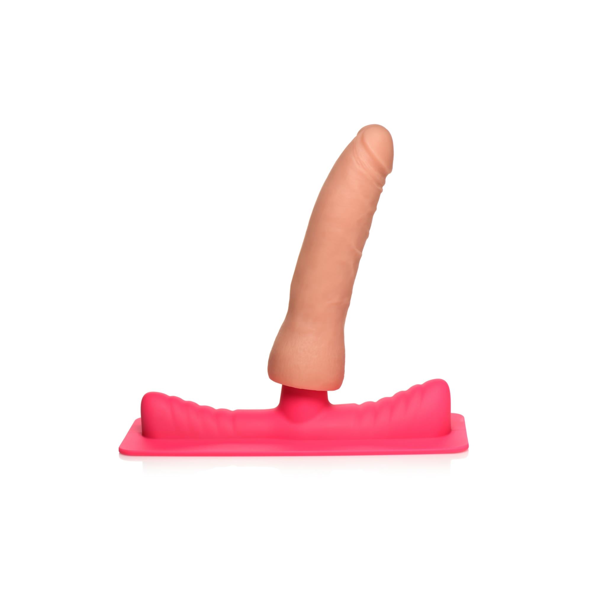 LoveBotz Saddle Adapter with Silicone Dildo