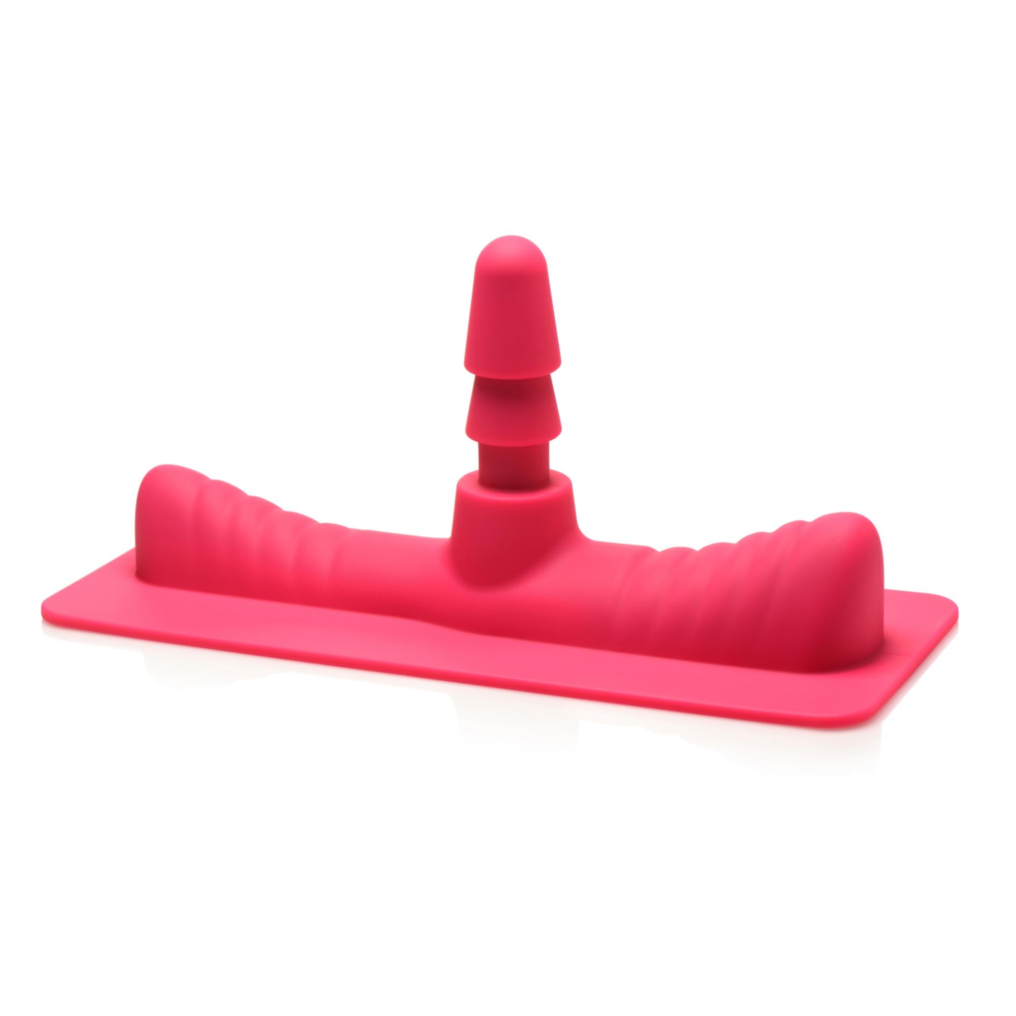 LoveBotz Saddle Adapter with Silicone Dildo