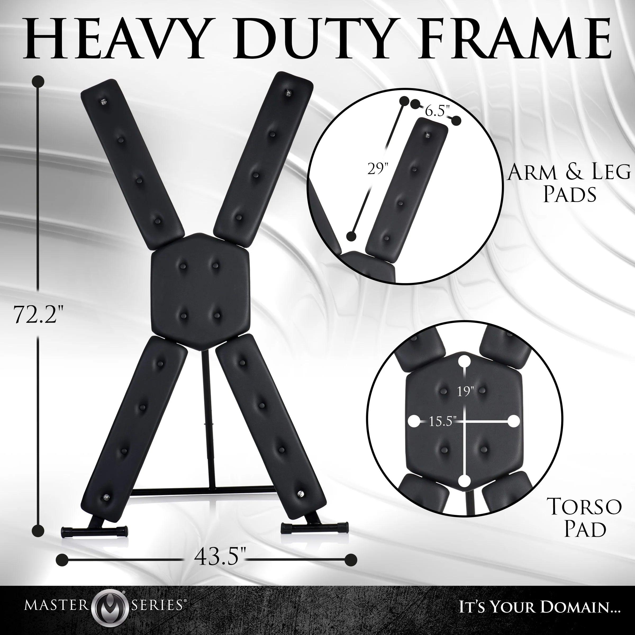 St. Andrew's Cross  Deluxe Free Standing