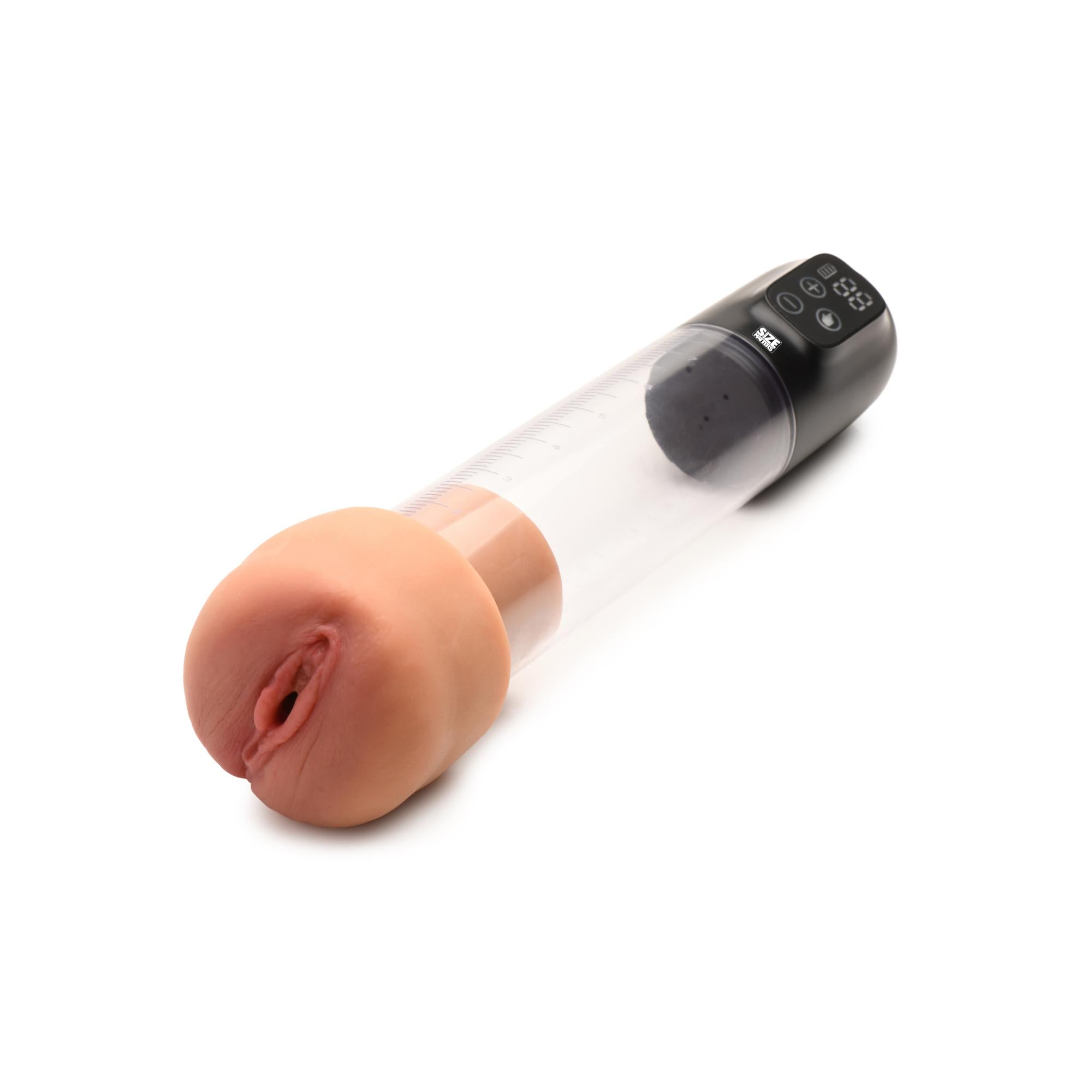 Size Matters 5X Rechargeable Sucking Penis Pump with Attachments