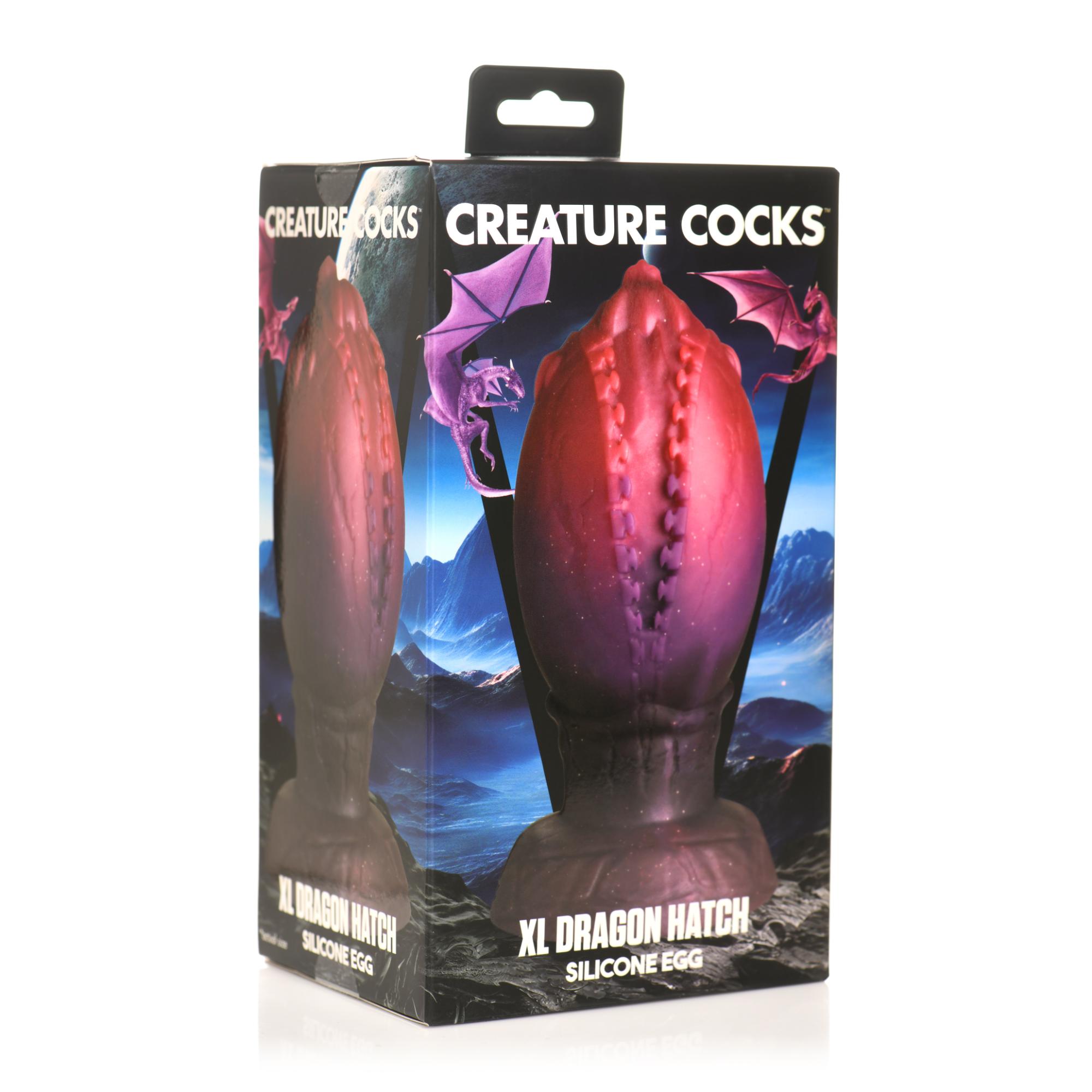 Creature Cocks Dragon Hatch Silicone Egg - XLarge