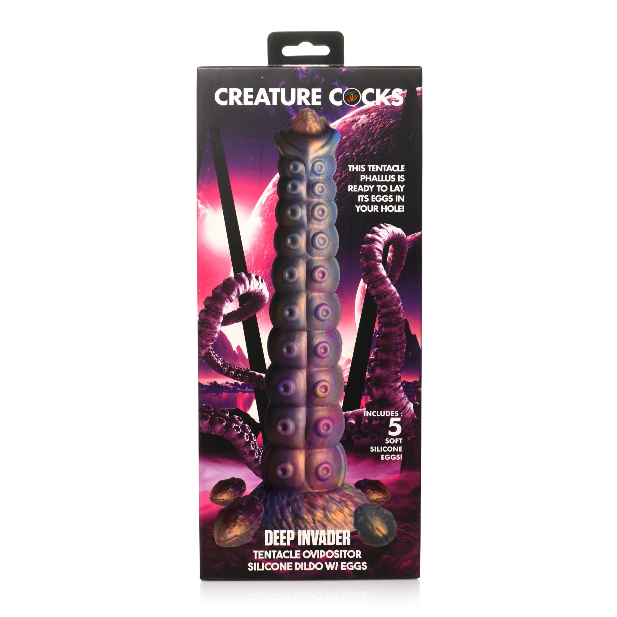 Creature Cocks Deep Invader Tentacle Ovipositor Silicone Dildo