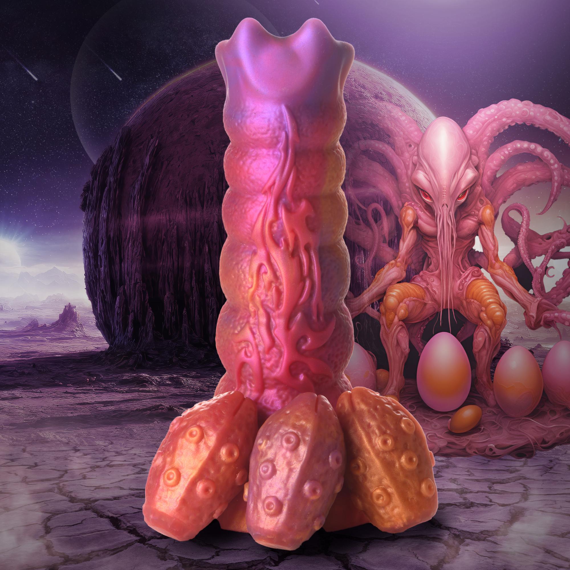 Creature Cocks Nymphoid Ovipositor Silicone Dildo