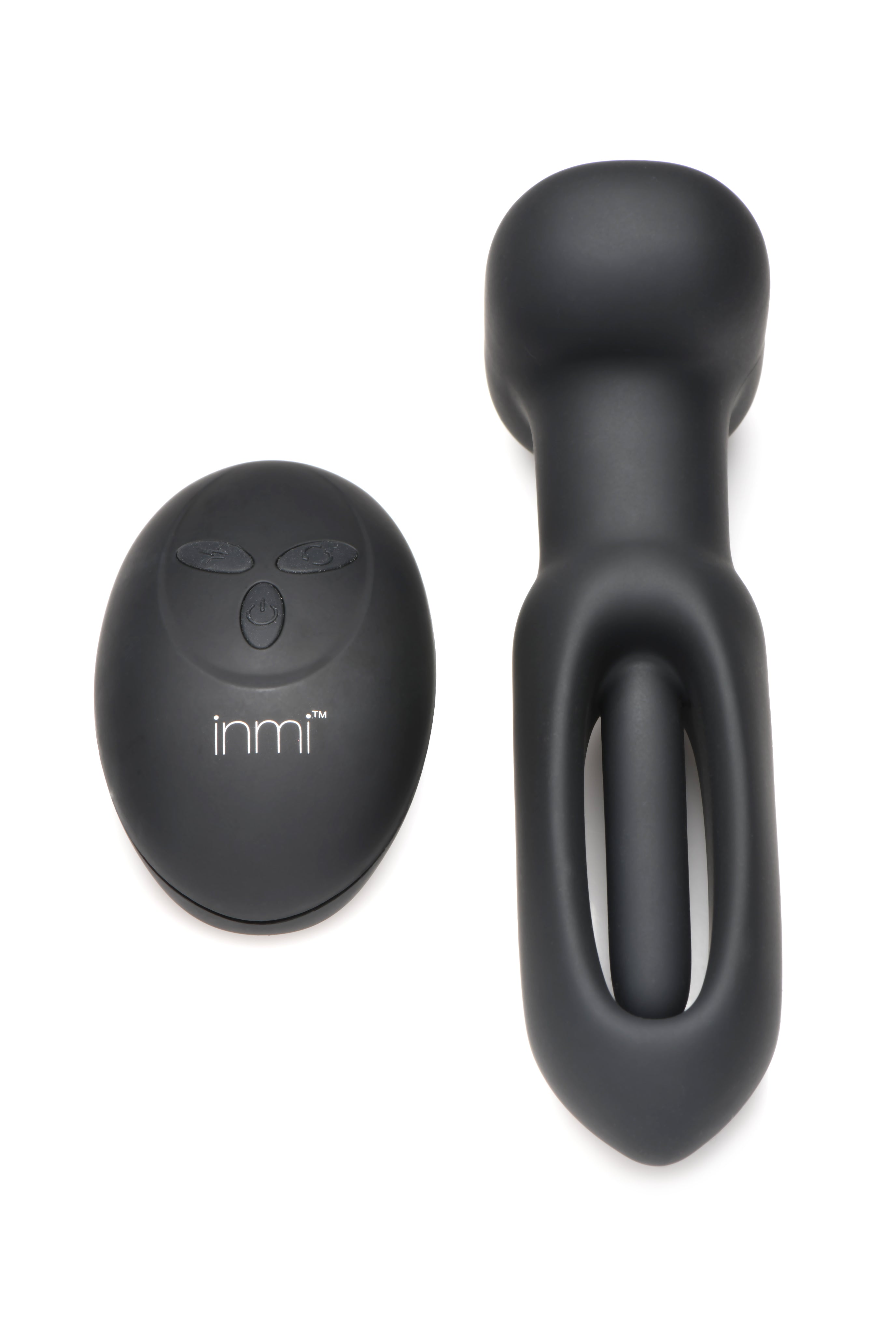 Flickers Bum Flick Flicking & Vibrating Rechargeable Silicone Butt Plug with Remote