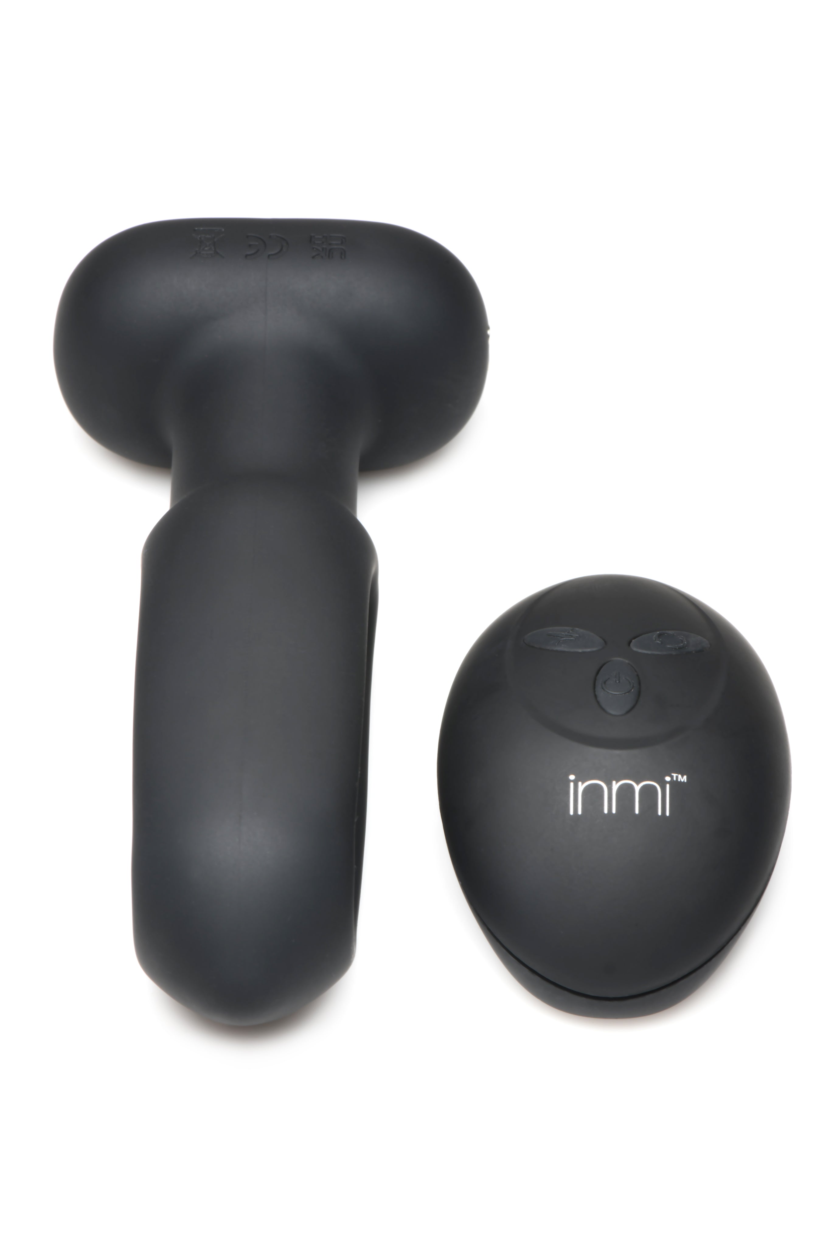 Flickers Bum Flick Flicking & Vibrating Rechargeable Silicone Butt Plug with Remote