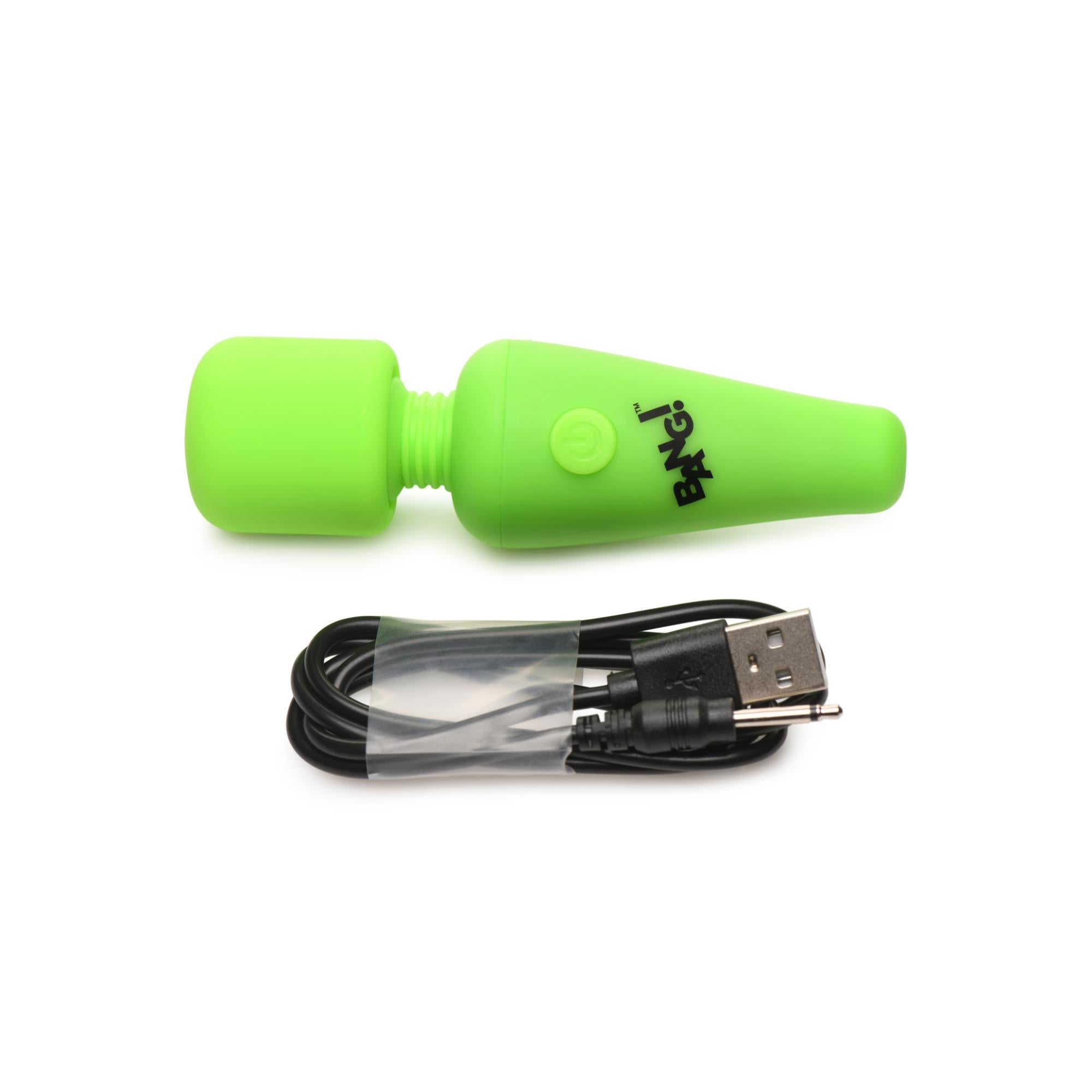 Bang! Glow in the Dark Rechargeable Silicone Mini Wand