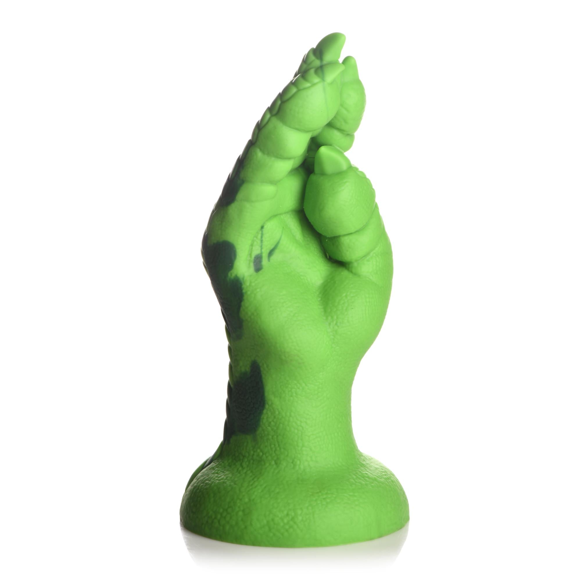 Creature Cocks Raptor Claw Fisting Silicone Dildo - Green