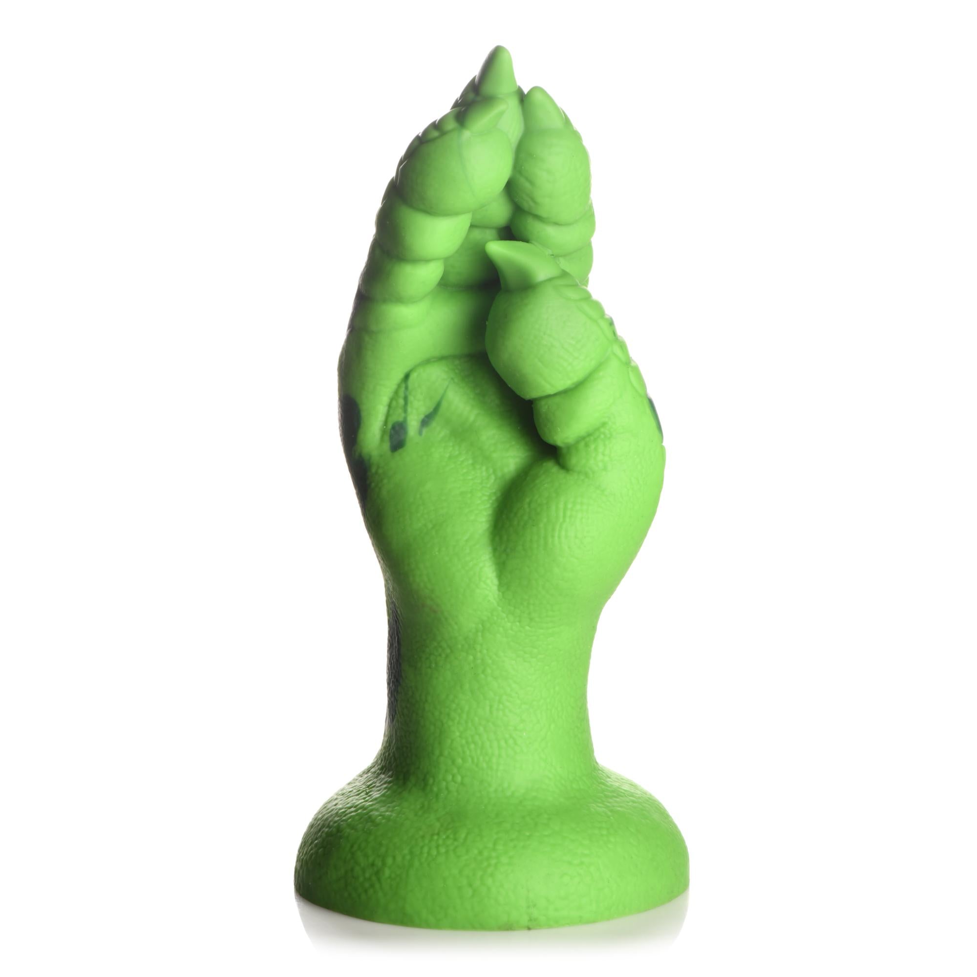 Creature Cocks Raptor Claw Fisting Silicone Dildo - Green