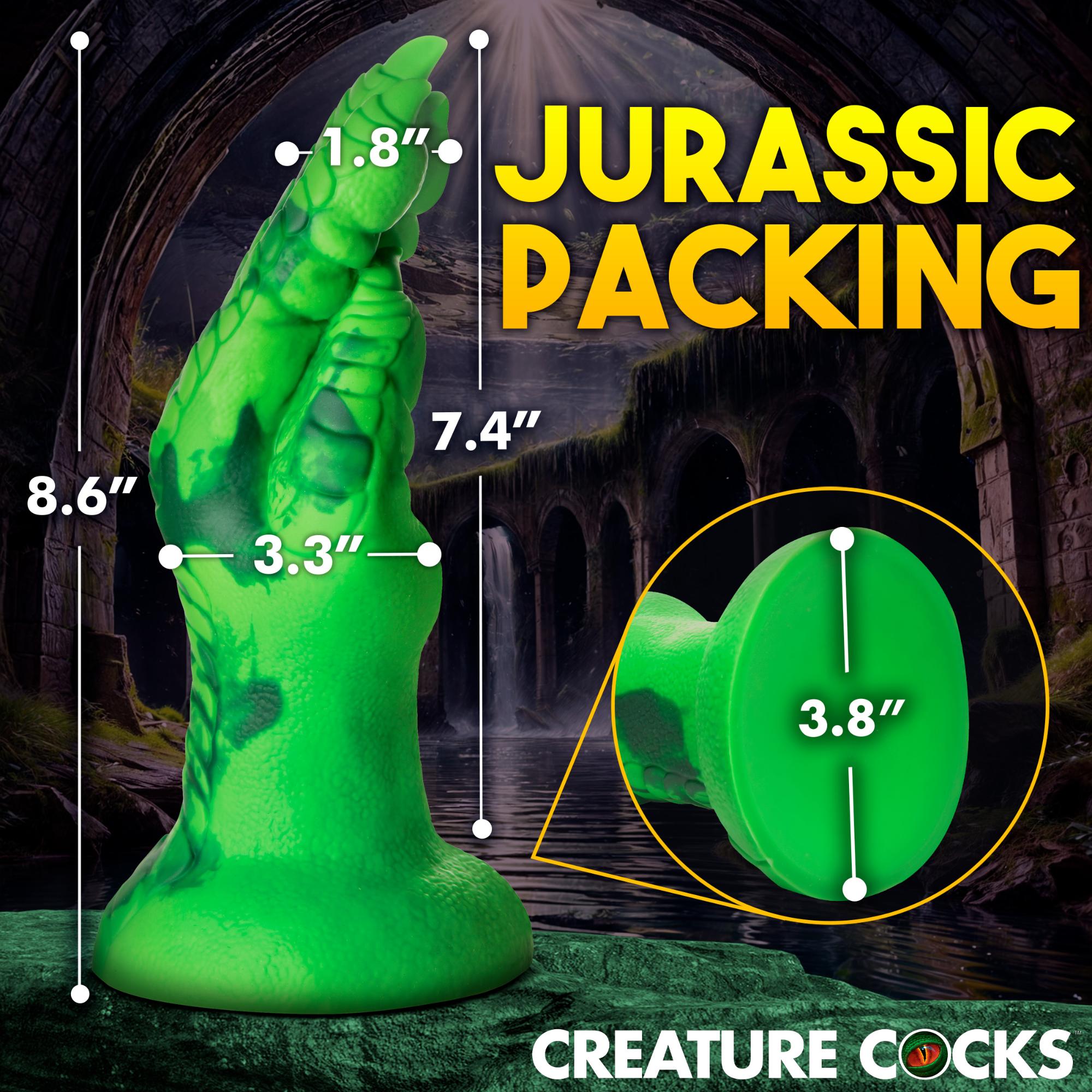 Creature Cocks Raptor Claw Fisting Silicone Dildo - Green