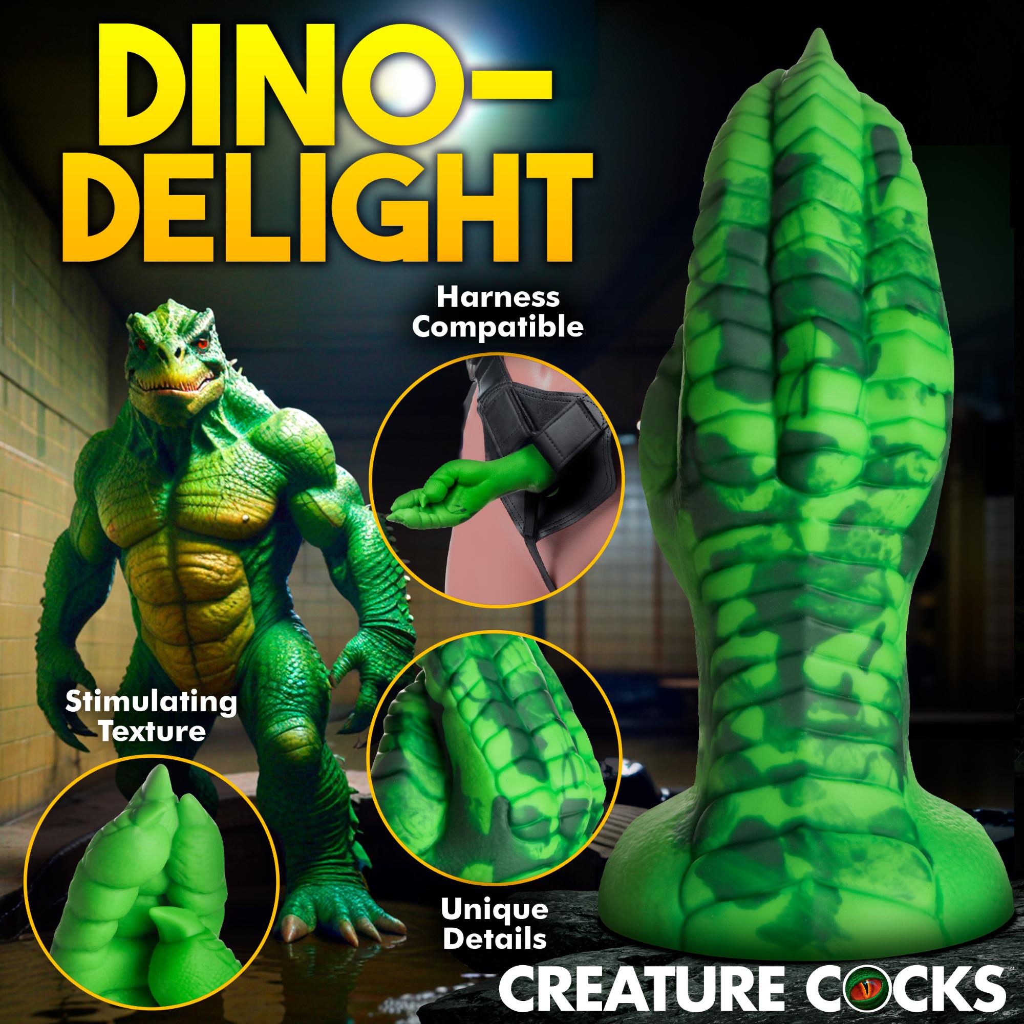 Creature Cocks Raptor Claw Fisting Silicone Dildo - Green