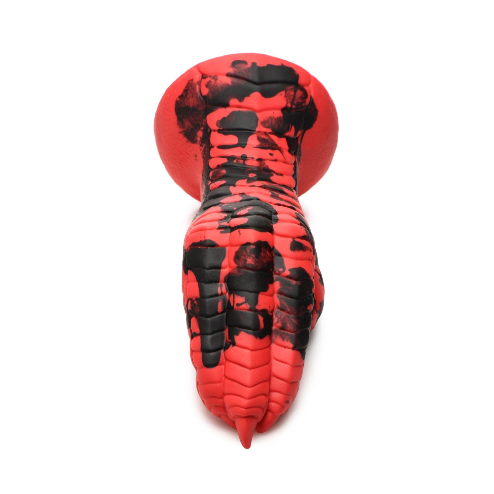 Creature Cocks Demon Claw Fisting Silicone Dildo - Red/Black