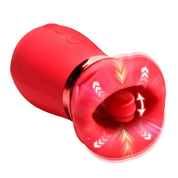 Lickgasm Kiss Me More Kissing, Sucking & Vibrating Rechargeable Silicone Clitoral Vibrator