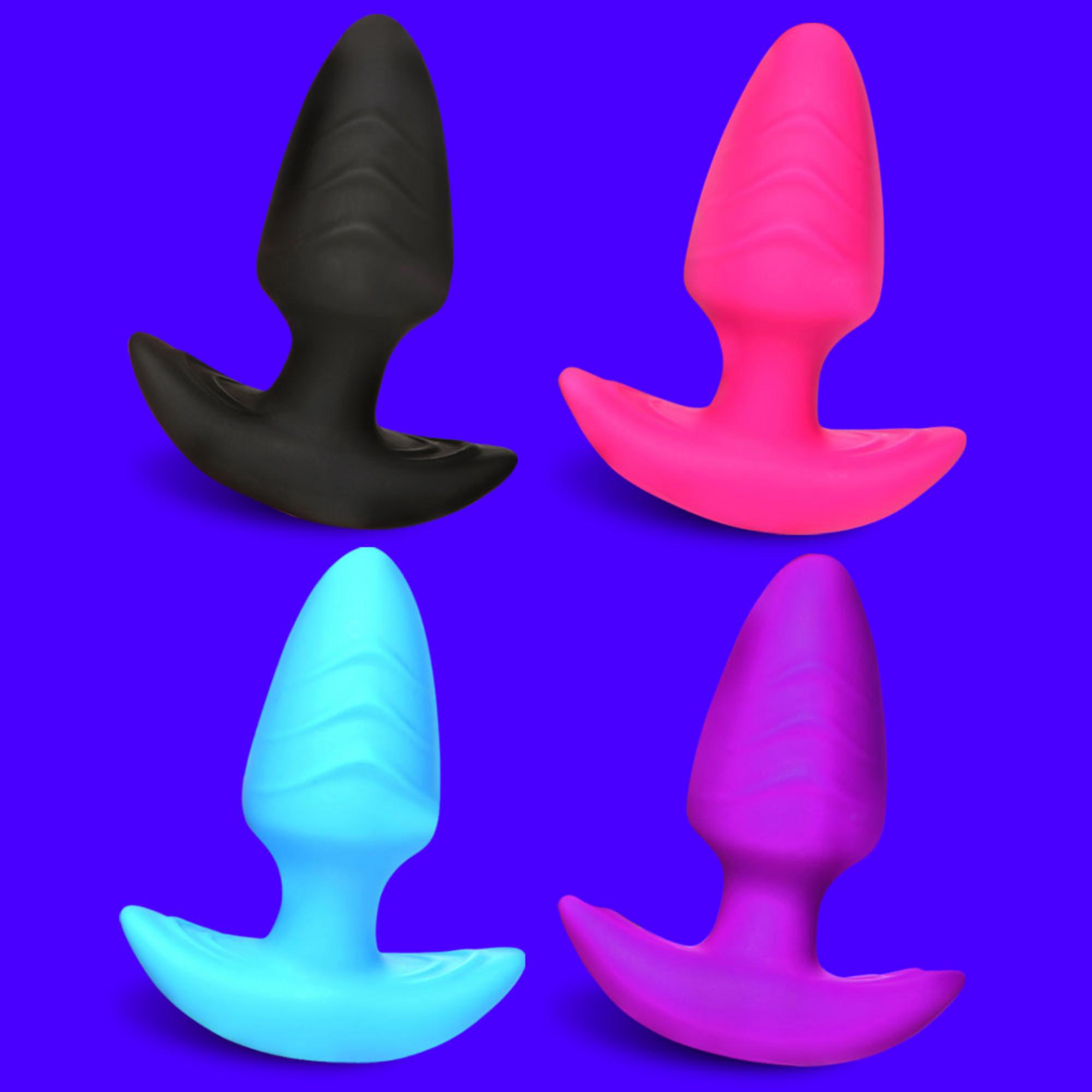 Bang! Rotating Vibrating Rechargeable Silicone Butt Plug with Remote